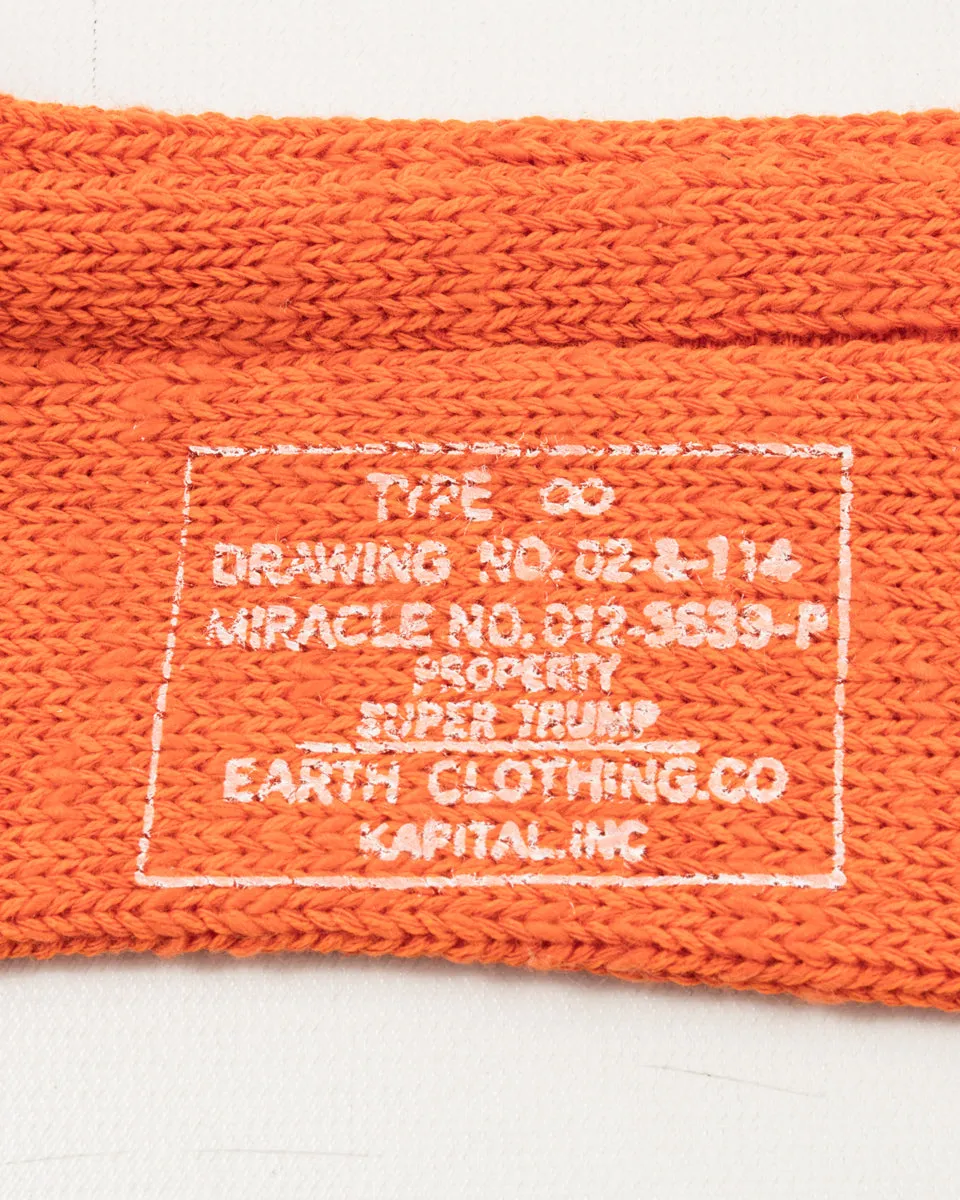 56 Yarns MA-1 RAINBOWY HAPPY HEEL Socks - Orange sold by Standard and Strange product image thumbnail 5