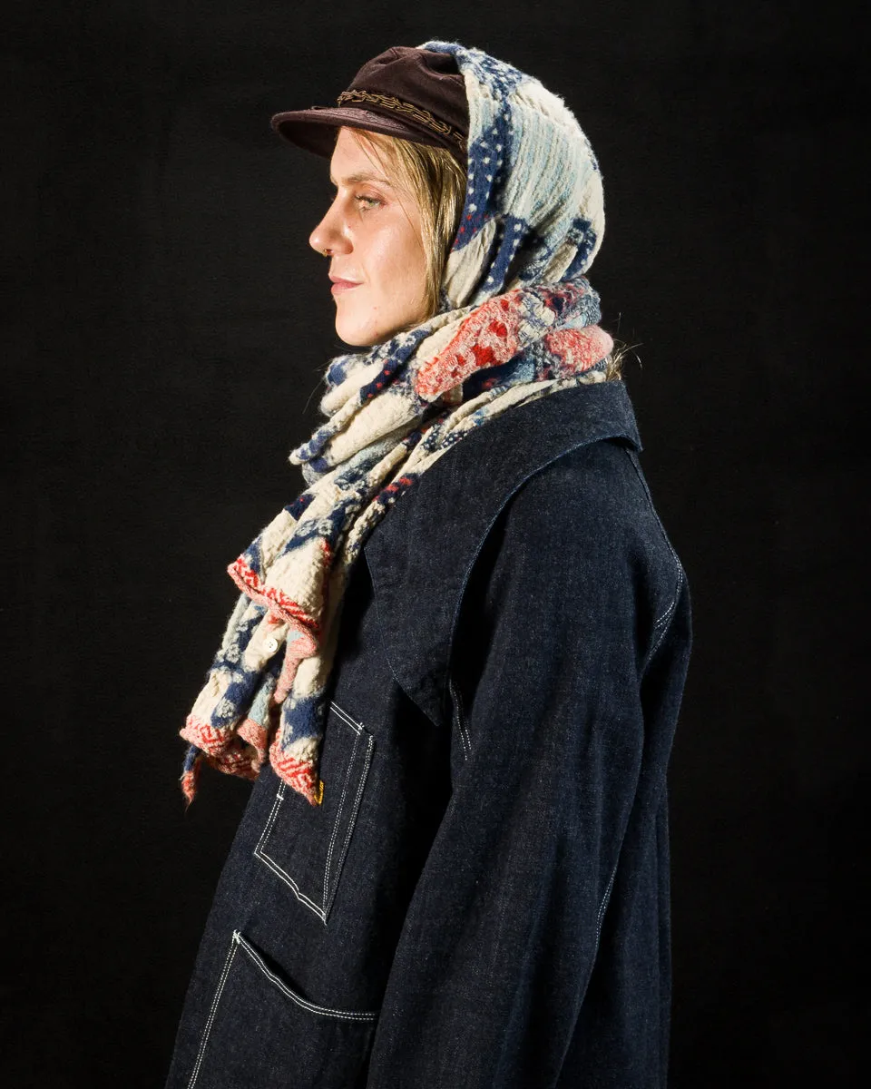 Fulling Wool Scarf IDG-RAG - Indigo sold by Standard and Strange product image thumbnail 4