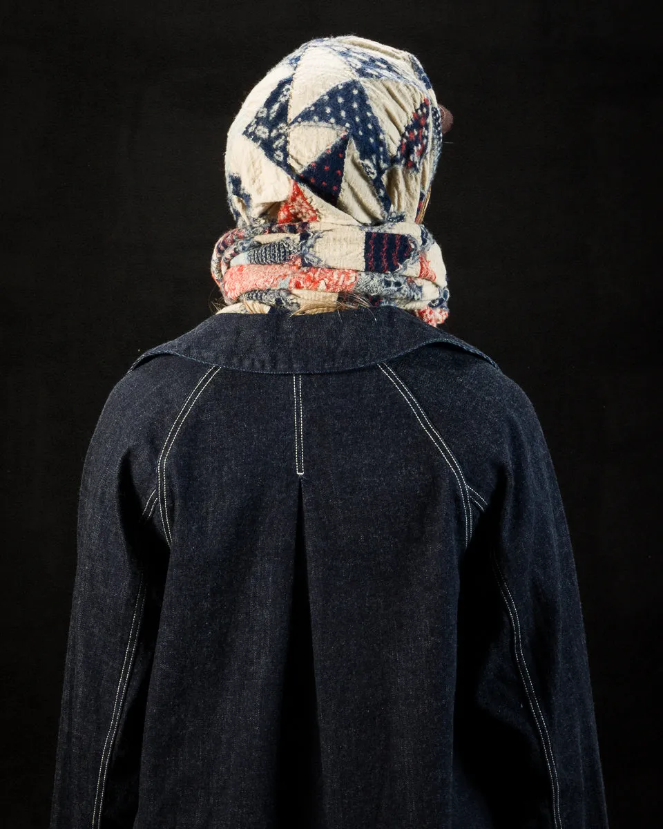 Fulling Wool Scarf IDG-RAG - Indigo sold by Standard and Strange product image thumbnail 5