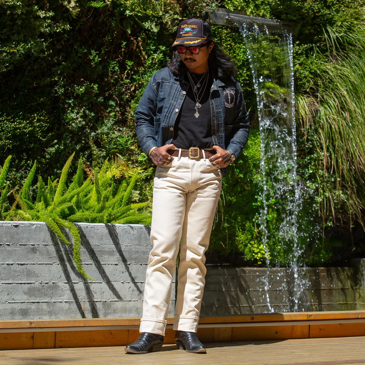 Wilkes Western - 14oz Natural Denim sold by Standard and Strange product image thumbnail 3