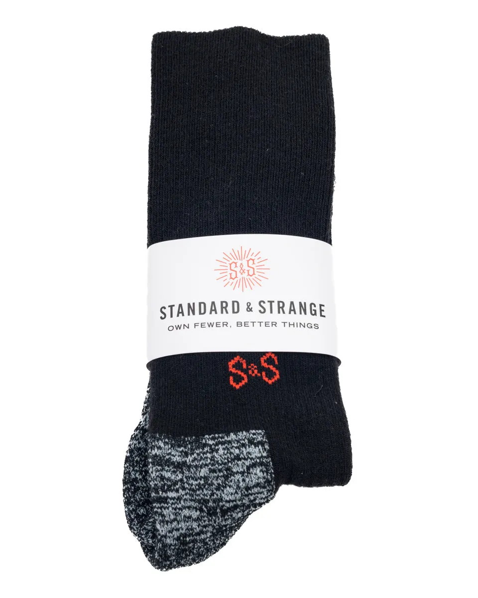 S&S Special Forces Sock - Black sold by Standard and Strange