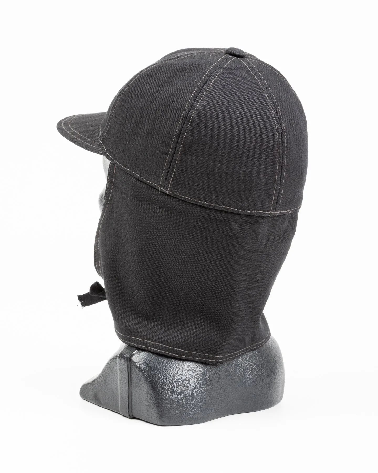 Buco Cotton Canvas Windproof Riding Cap - Black sold by Standard and Strange product image thumbnail 4