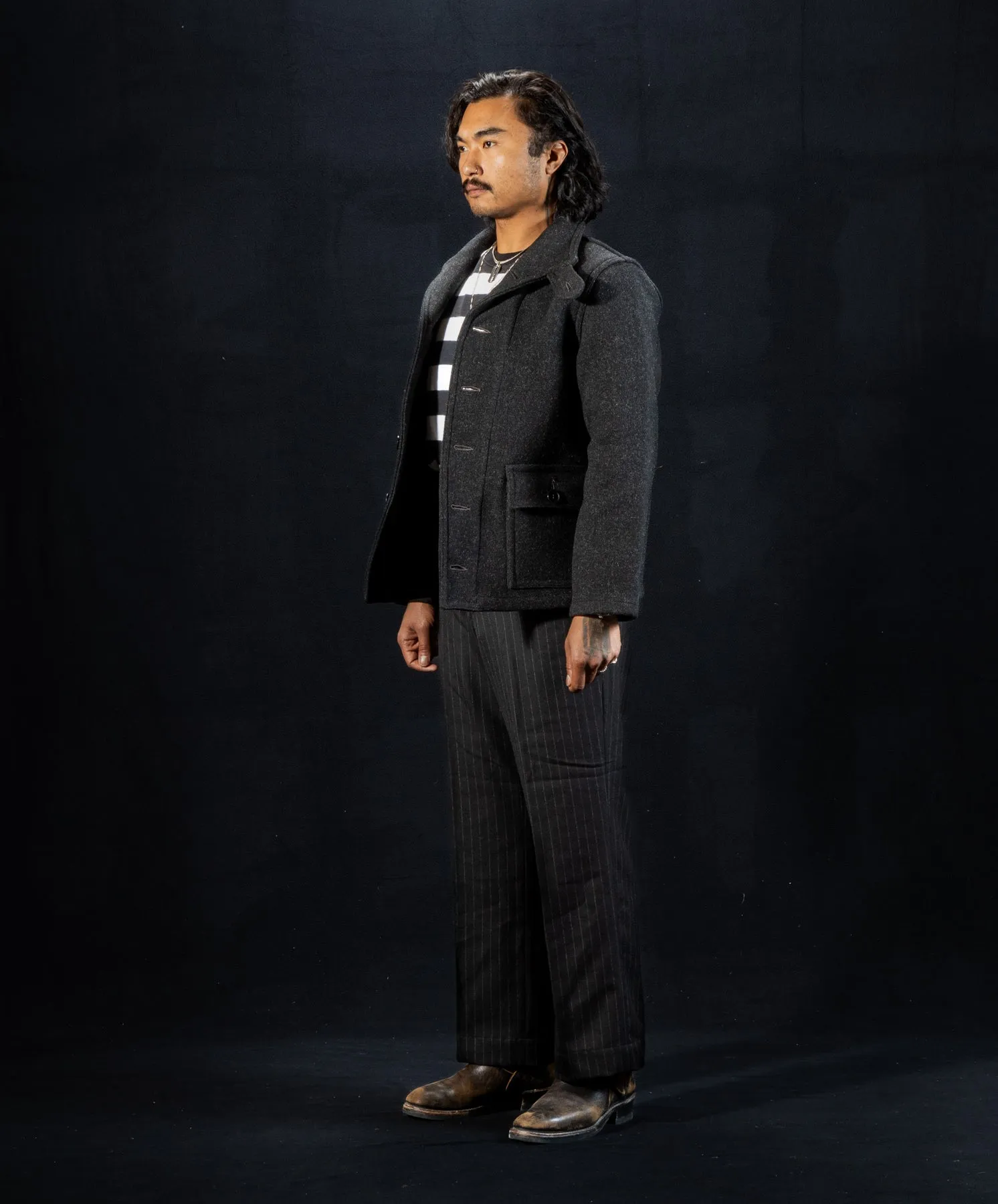 U.S. Navy Submarine Jacket - Charcoal sold by Standard and Strange product image thumbnail 5