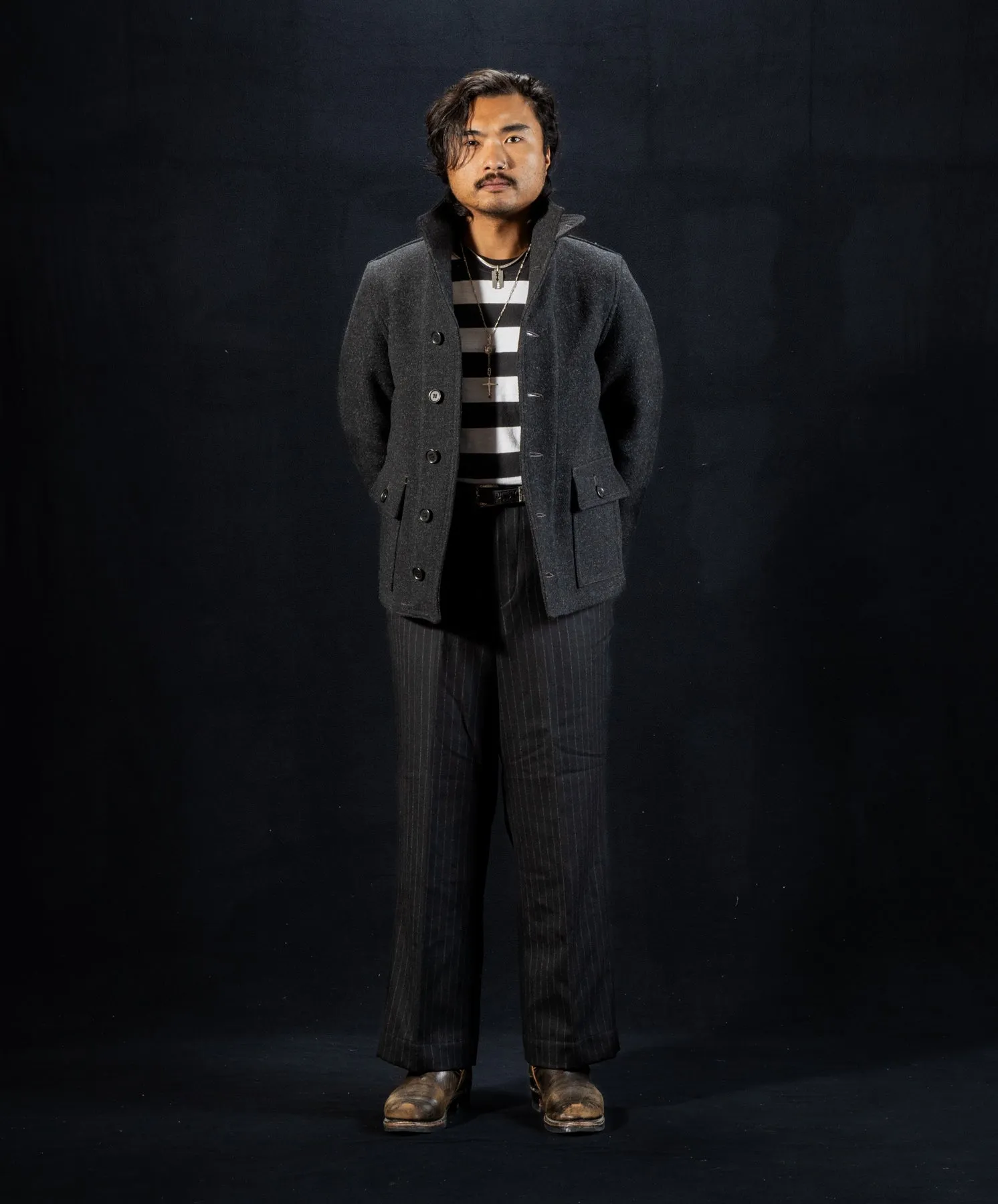 U.S. Navy Submarine Jacket - Charcoal sold by Standard and Strange product image thumbnail 4