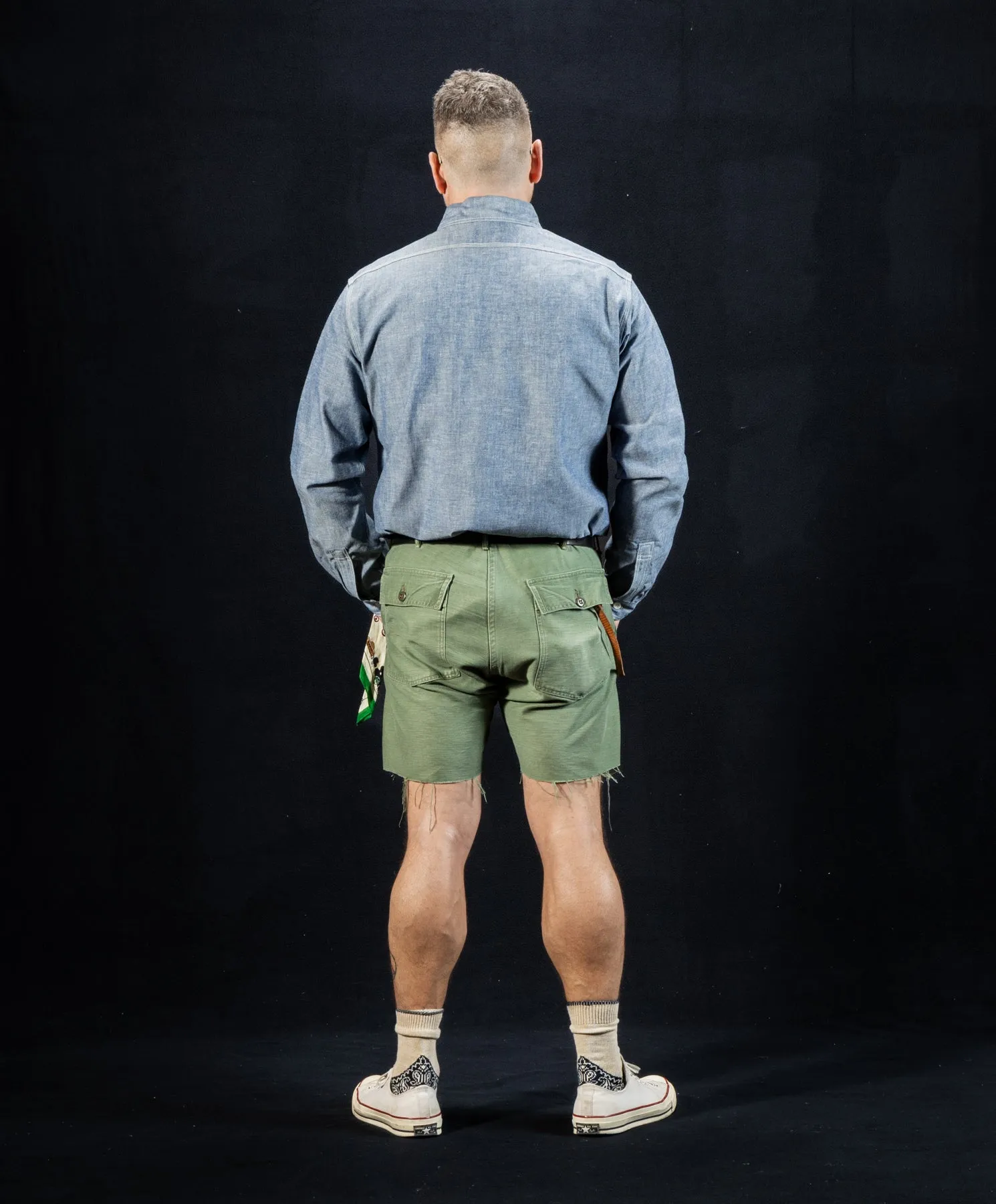 8HU Chambray Serviceman Work Shirt - Light Blue sold by Standard and Strange product image thumbnail 5