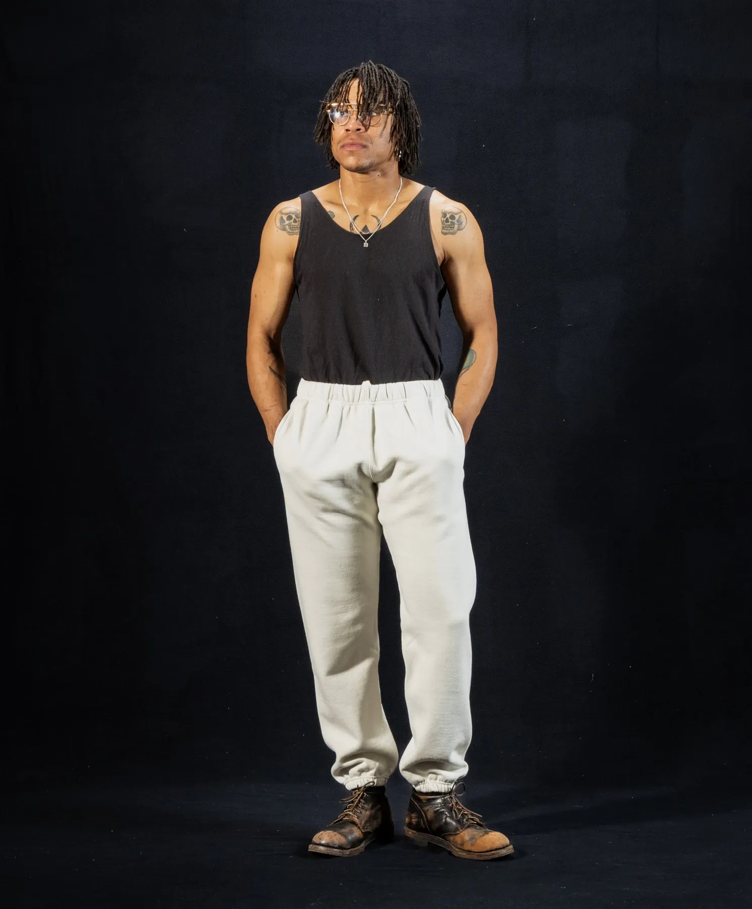 10 oz. Loopwheel Sweatpants - Milk sold by Standard and Strange product image thumbnail 3