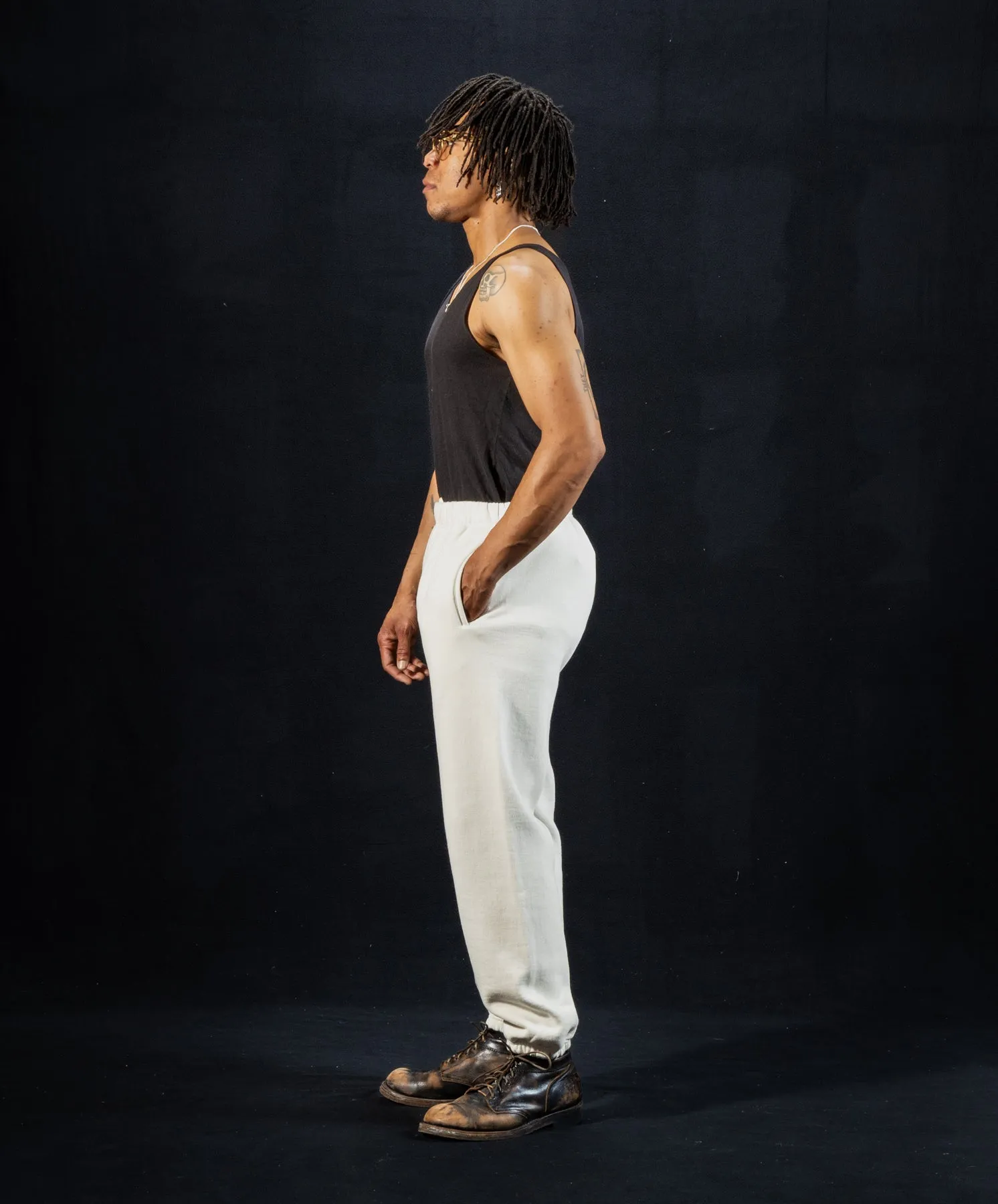 10 oz. Loopwheel Sweatpants - Milk sold by Standard and Strange product image thumbnail 4