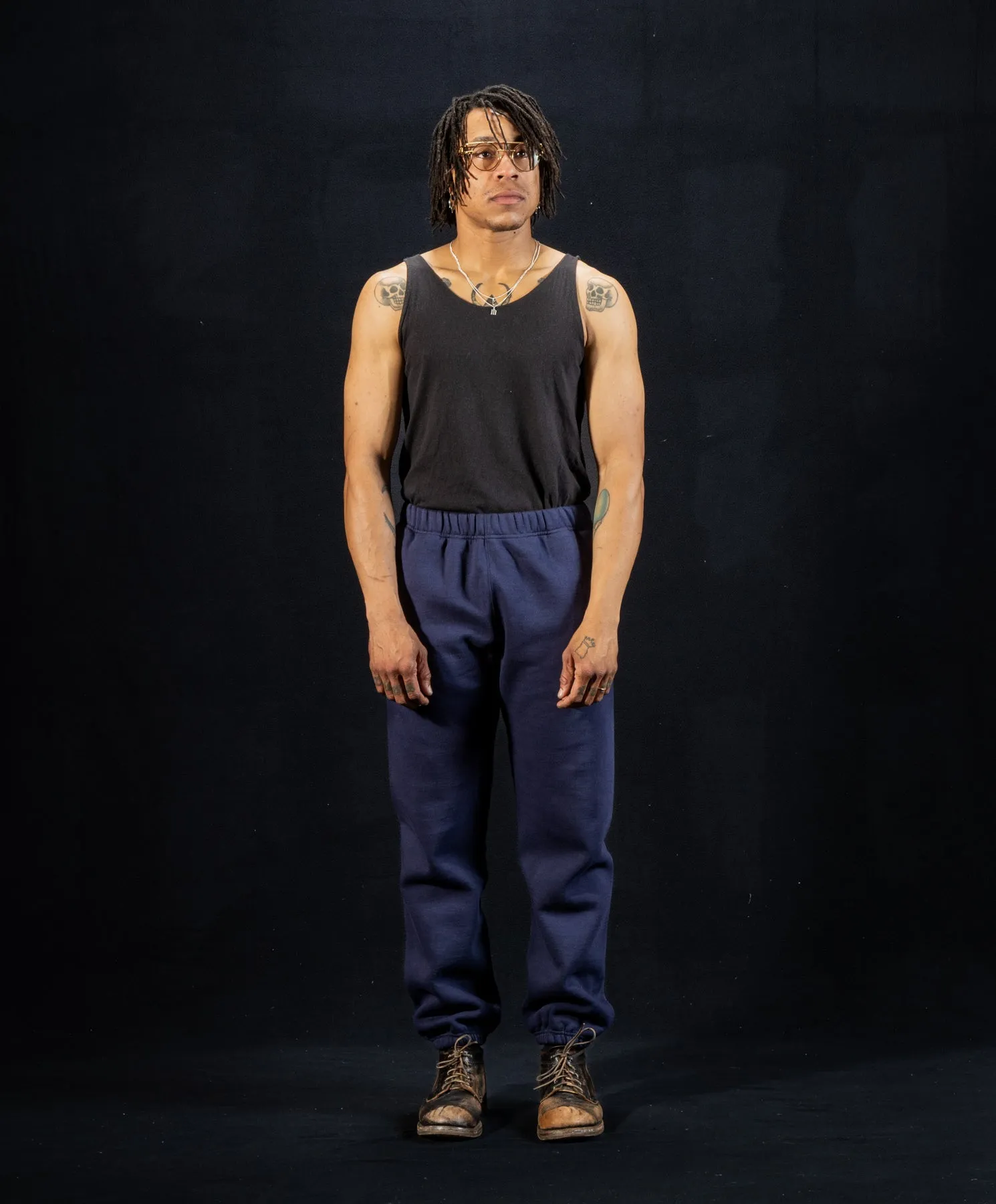 10 oz. Loopwheel Sweatpants - Navy sold by Standard and Strange product image thumbnail 3