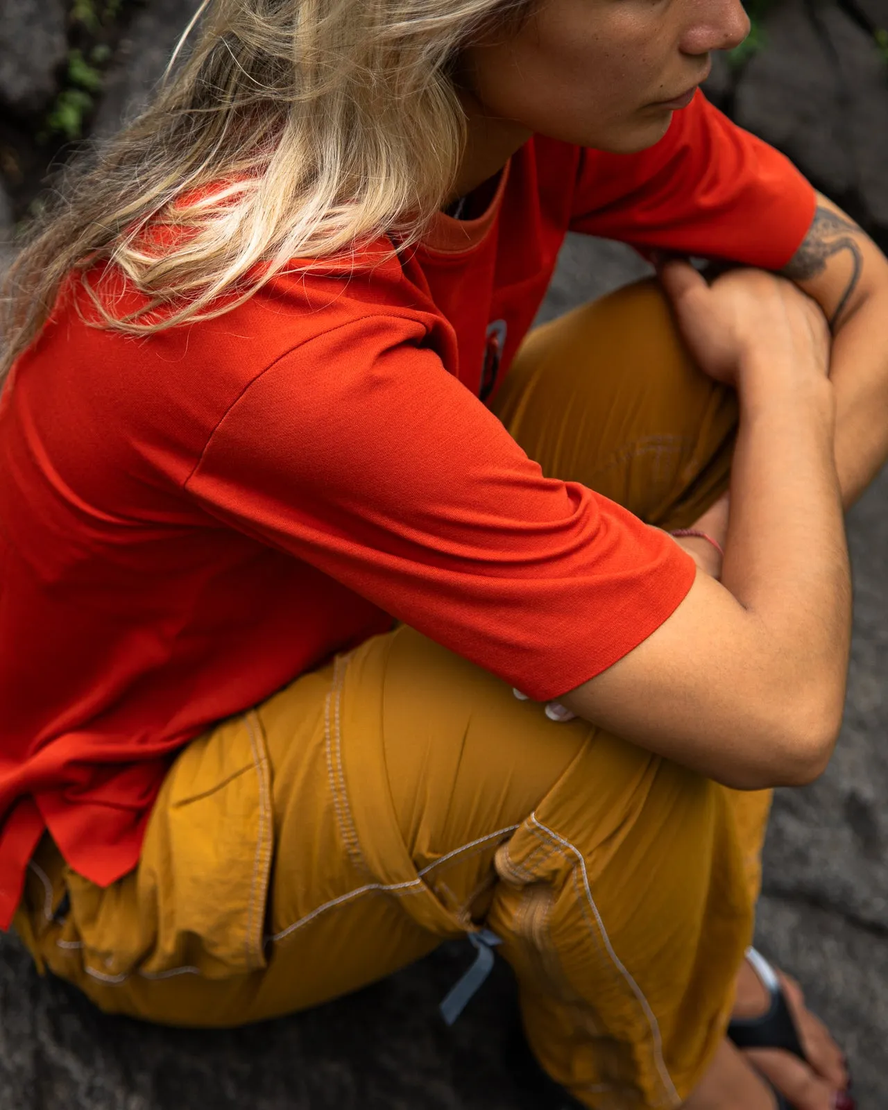 Seamless S/S Tee - Red sold by Standard and Strange product image thumbnail 5