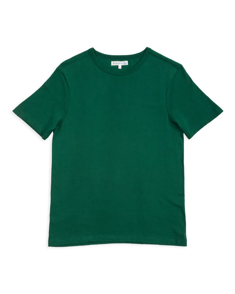 1950s Lightweight Loopwheeled Tee - Classic Green sold by Standard and Strange