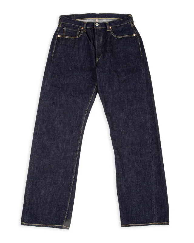 S0105SSW - WWII Model 11.5oz Denim Pants - Indigo Blue made by Full Count