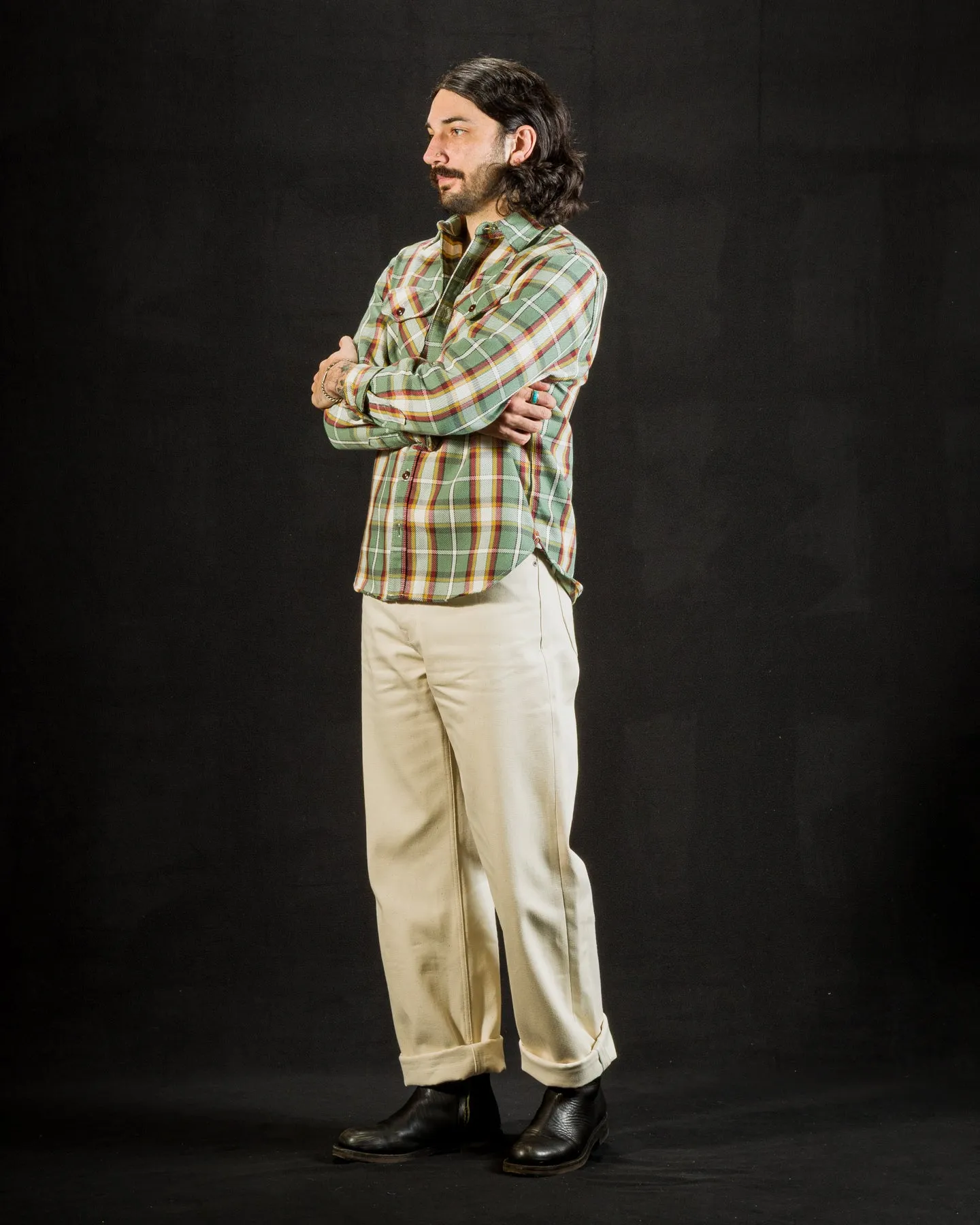 Modesto Straight Fit - 14oz Ecru Denim sold by Standard and Strange product image thumbnail 4