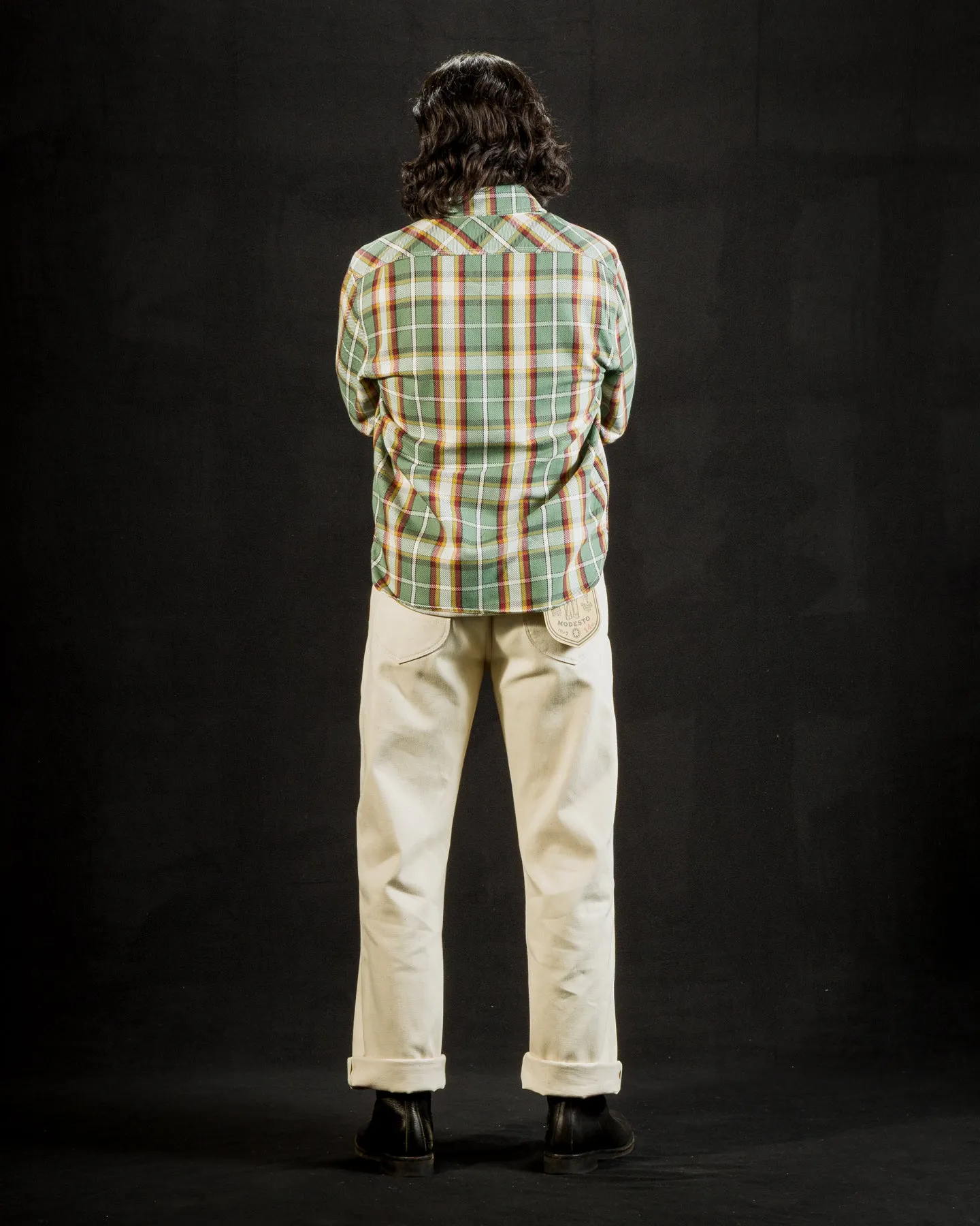 Modesto Straight Fit - 14oz Ecru Denim sold by Standard and Strange product image thumbnail 5