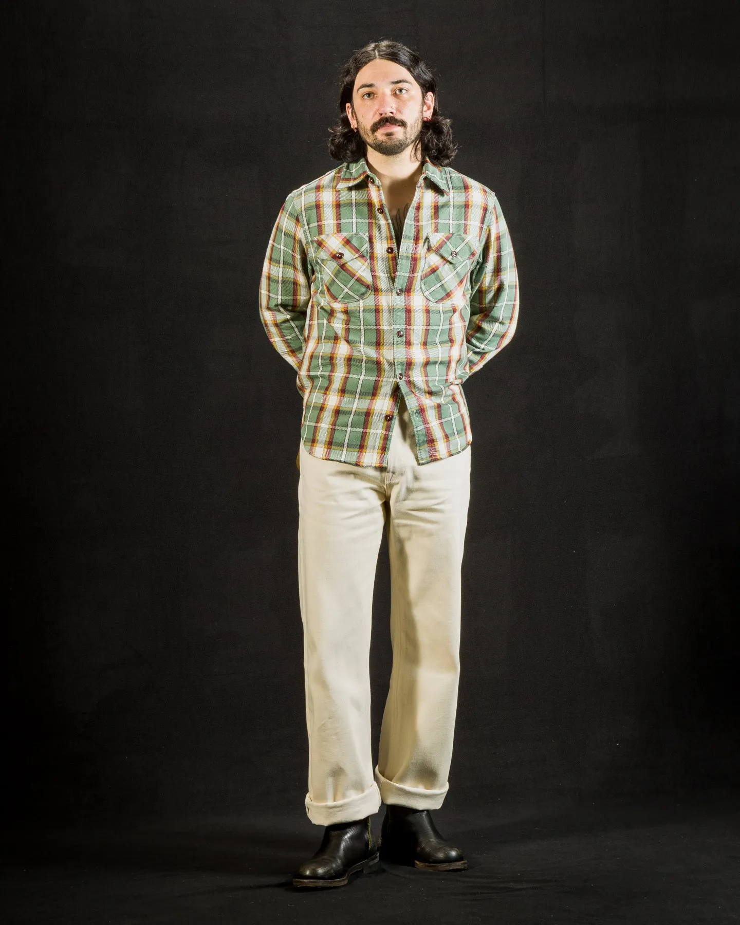 Modesto Straight Fit - 14oz Ecru Denim sold by Standard and Strange product image thumbnail 3