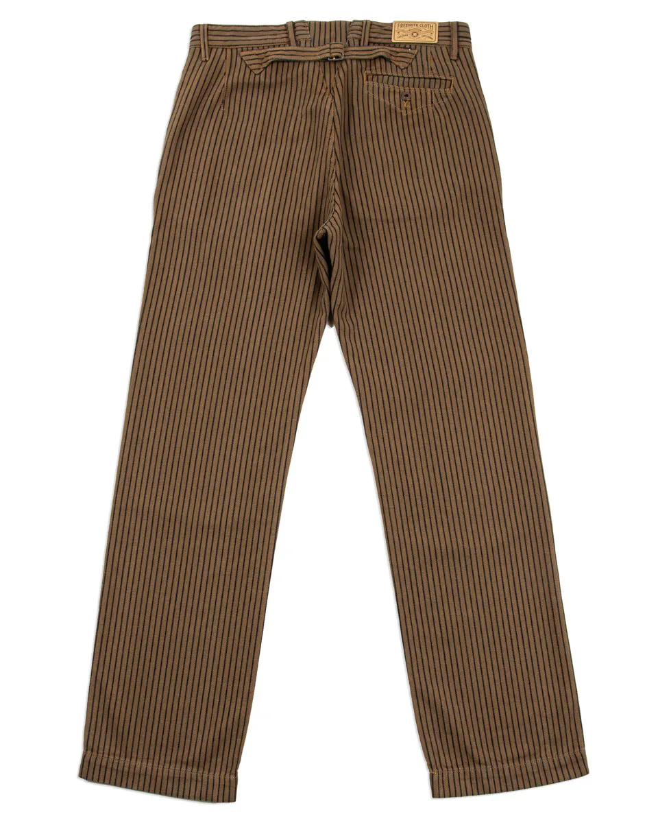 Western Pant - Brown Herringbone Dobby sold by Standard and Strange product image thumbnail 2