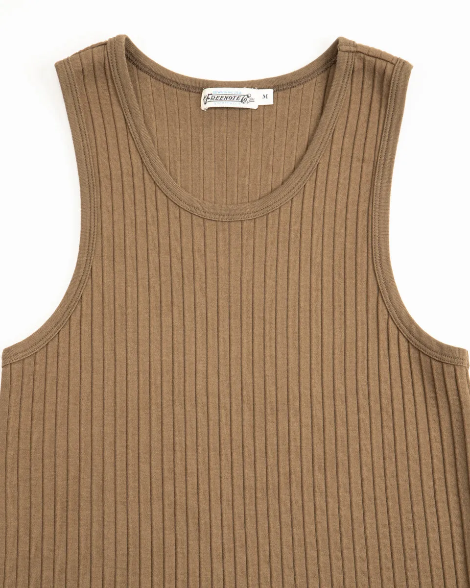 Ribbed Tank Top - Olive sold by Standard and Strange product image thumbnail 3