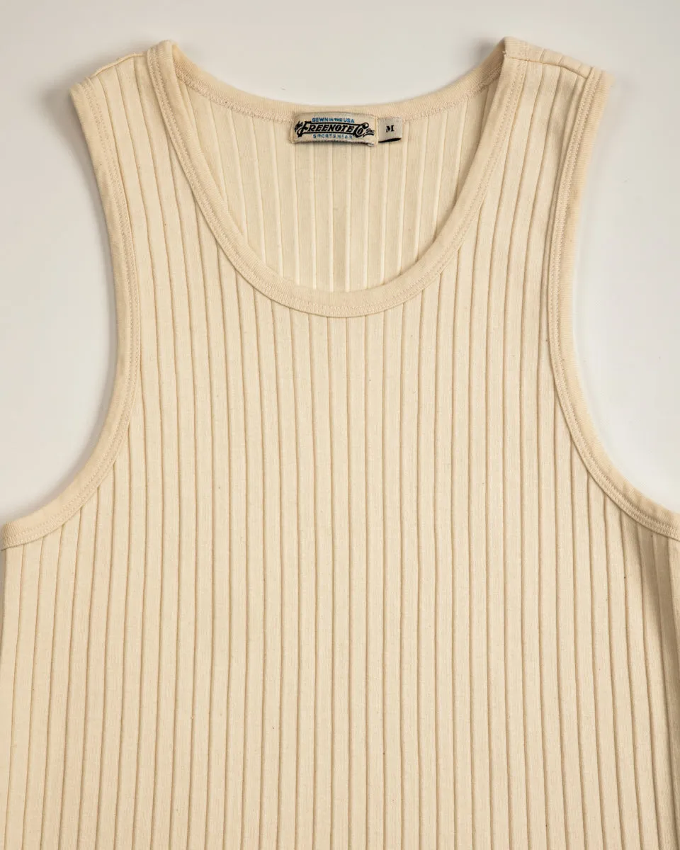 Ribbed Tank Top - Natural sold by Standard and Strange product image thumbnail 3