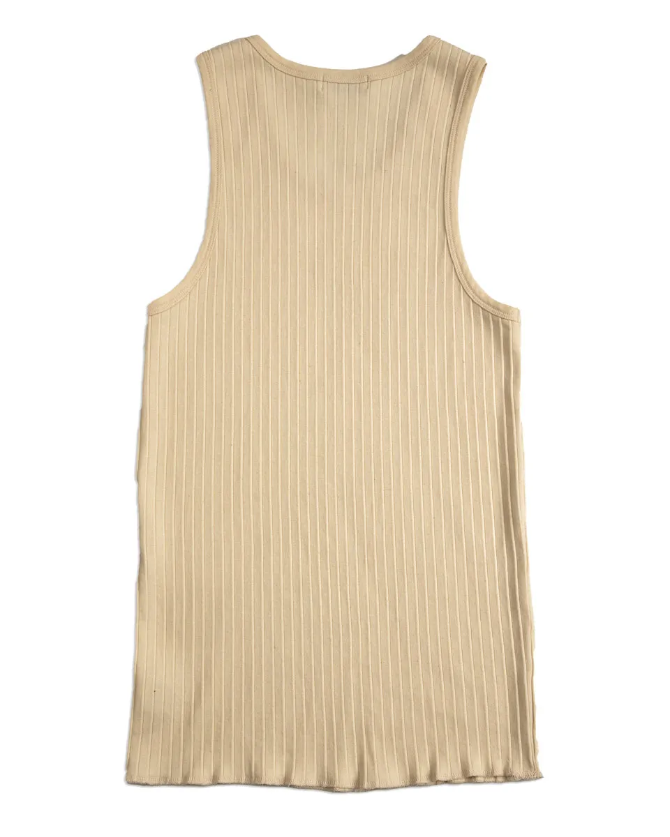 Ribbed Tank Top - Natural sold by Standard and Strange product image thumbnail 2
