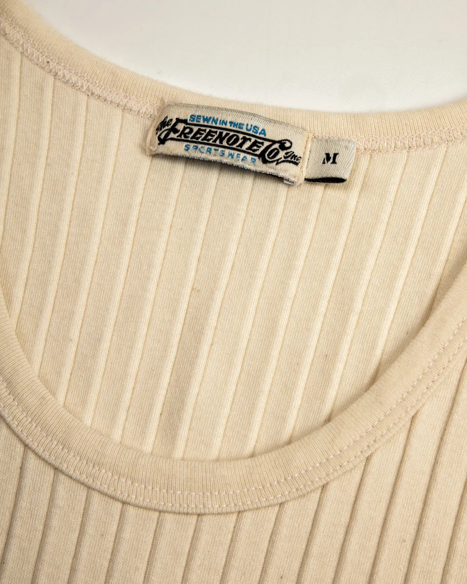 Ribbed Tank Top - Natural sold by Standard and Strange product image thumbnail 4