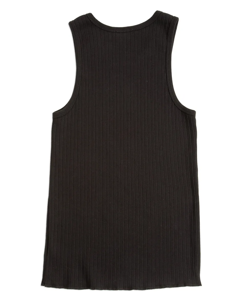Ribbed Tank Top - Midnight sold by Standard and Strange product image thumbnail 2