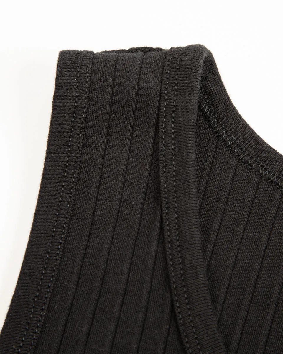 Ribbed Tank Top - Midnight sold by Standard and Strange product image thumbnail 5