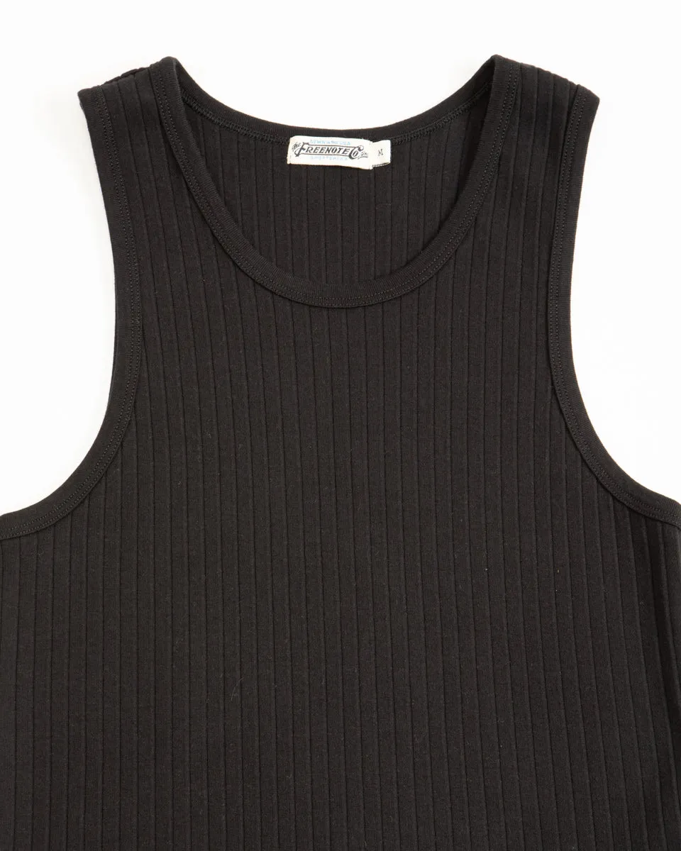 Ribbed Tank Top - Midnight sold by Standard and Strange product image thumbnail 3