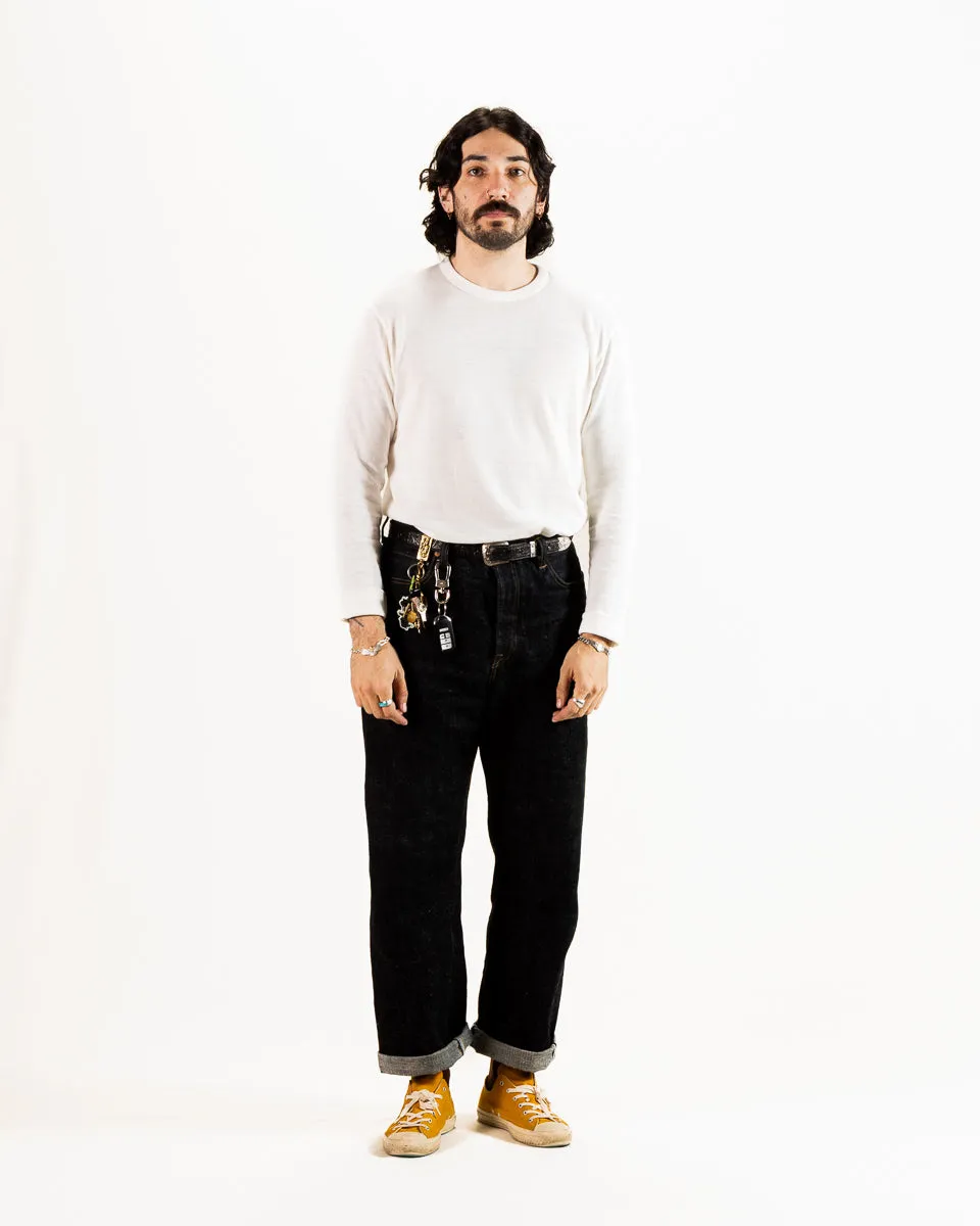 Wakayama Special Loopwheel L/S Tee - Cream sold by Standard and Strange product image thumbnail 3
