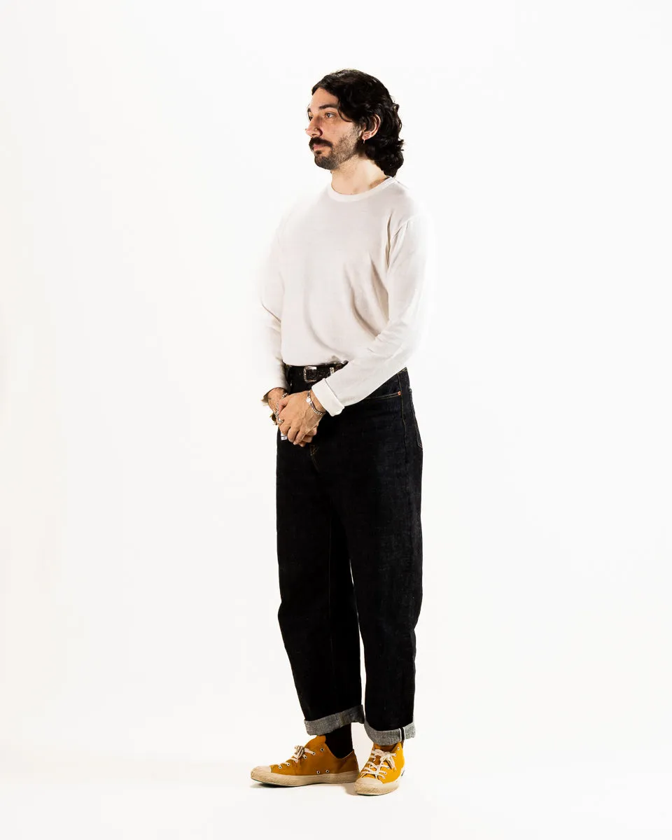 Wakayama Special Loopwheel L/S Tee - Cream sold by Standard and Strange product image thumbnail 4