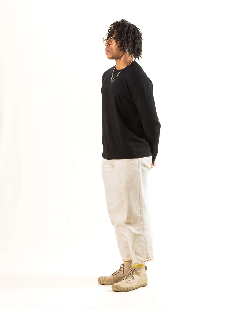 Wakayama Special Loopwheel L/S Tee - Black sold by Standard and Strange product image thumbnail 4