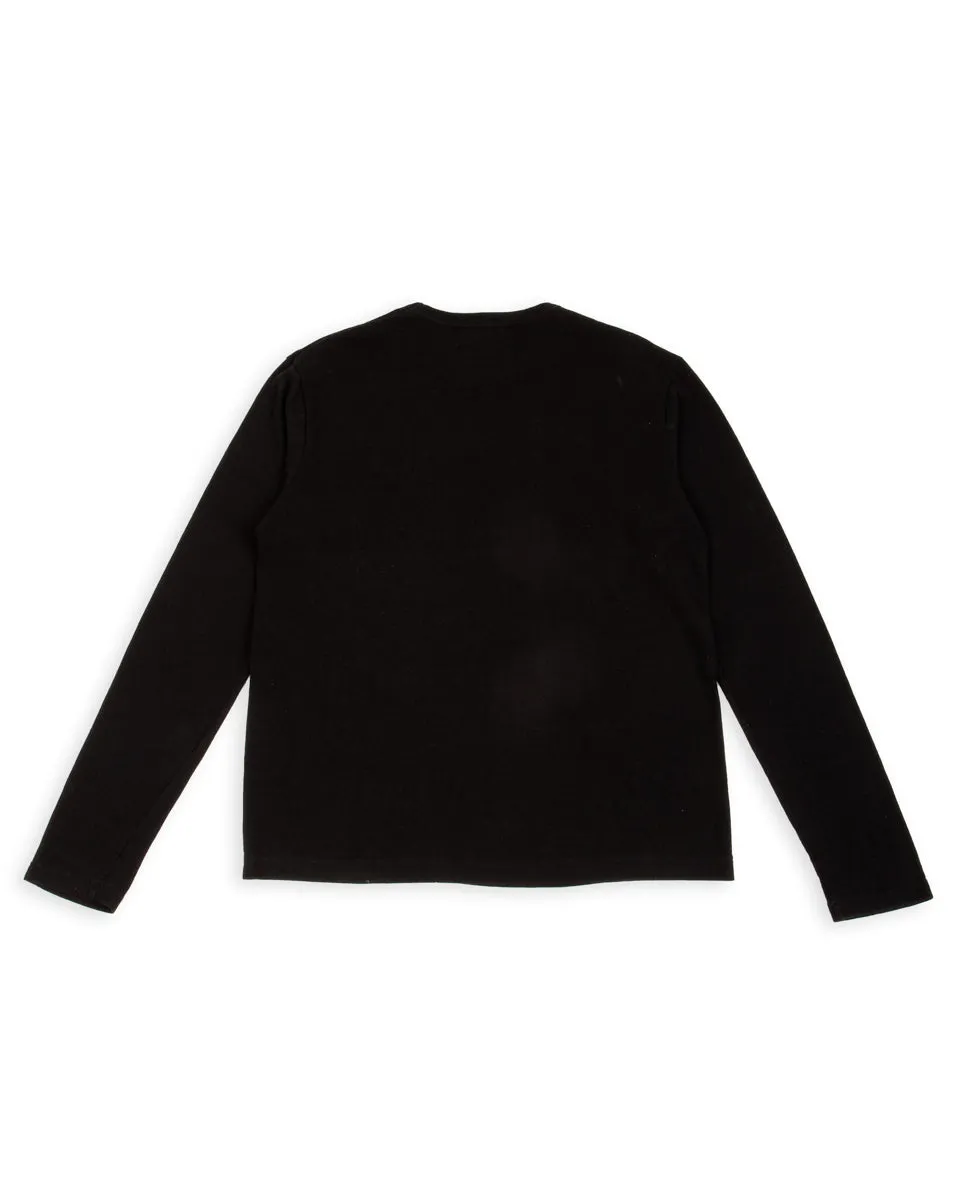 Wakayama Special Loopwheel L/S Tee - Black sold by Standard and Strange product image thumbnail 2