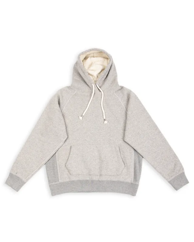 Super Looper French Terry Pullover Hoodie - Heather Grey made by Wonder Looper
