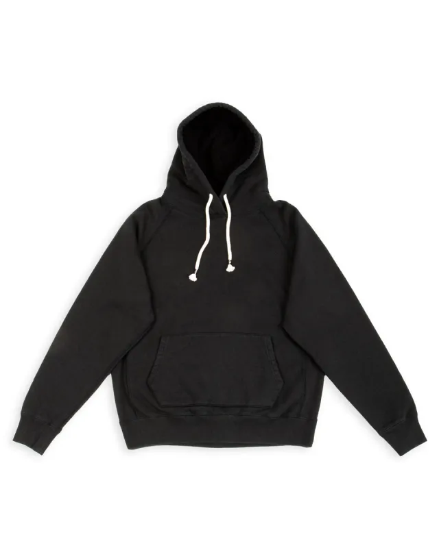 Super Looper French Terry Pullover Hoodie - Sumi Black made by Wonder Looper