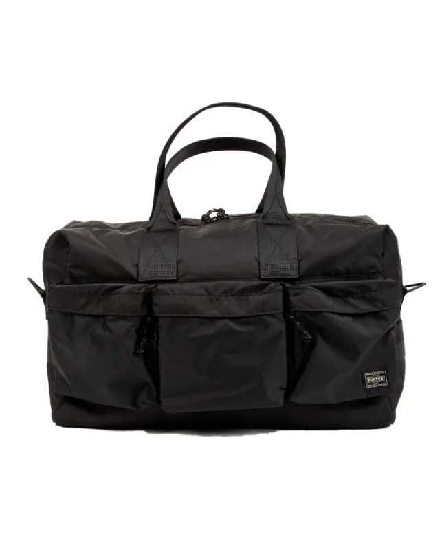 Force 2Way Duffle Bag - Black made by Yoshida & Co.