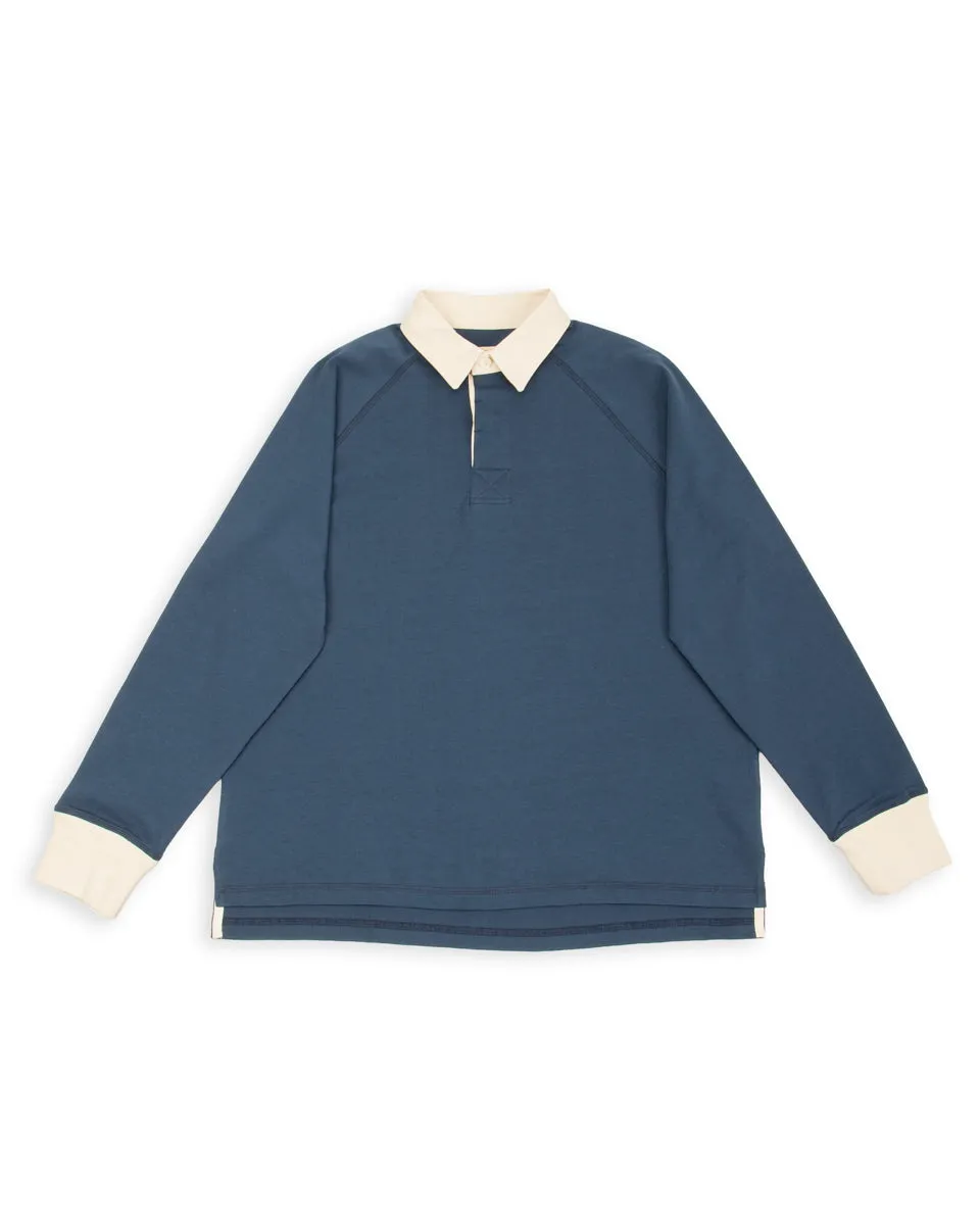 Raglan Rugby - Trail Blue sold by Standard and Strange