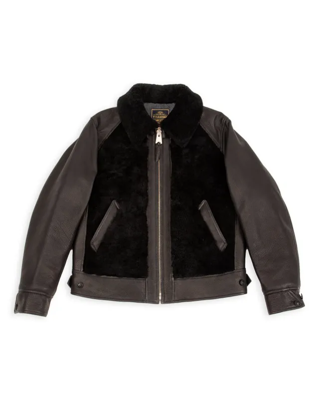 Limited Deerskin Grizzly Jacket (Y2-10-SP) - Black made by Y'2 Leather