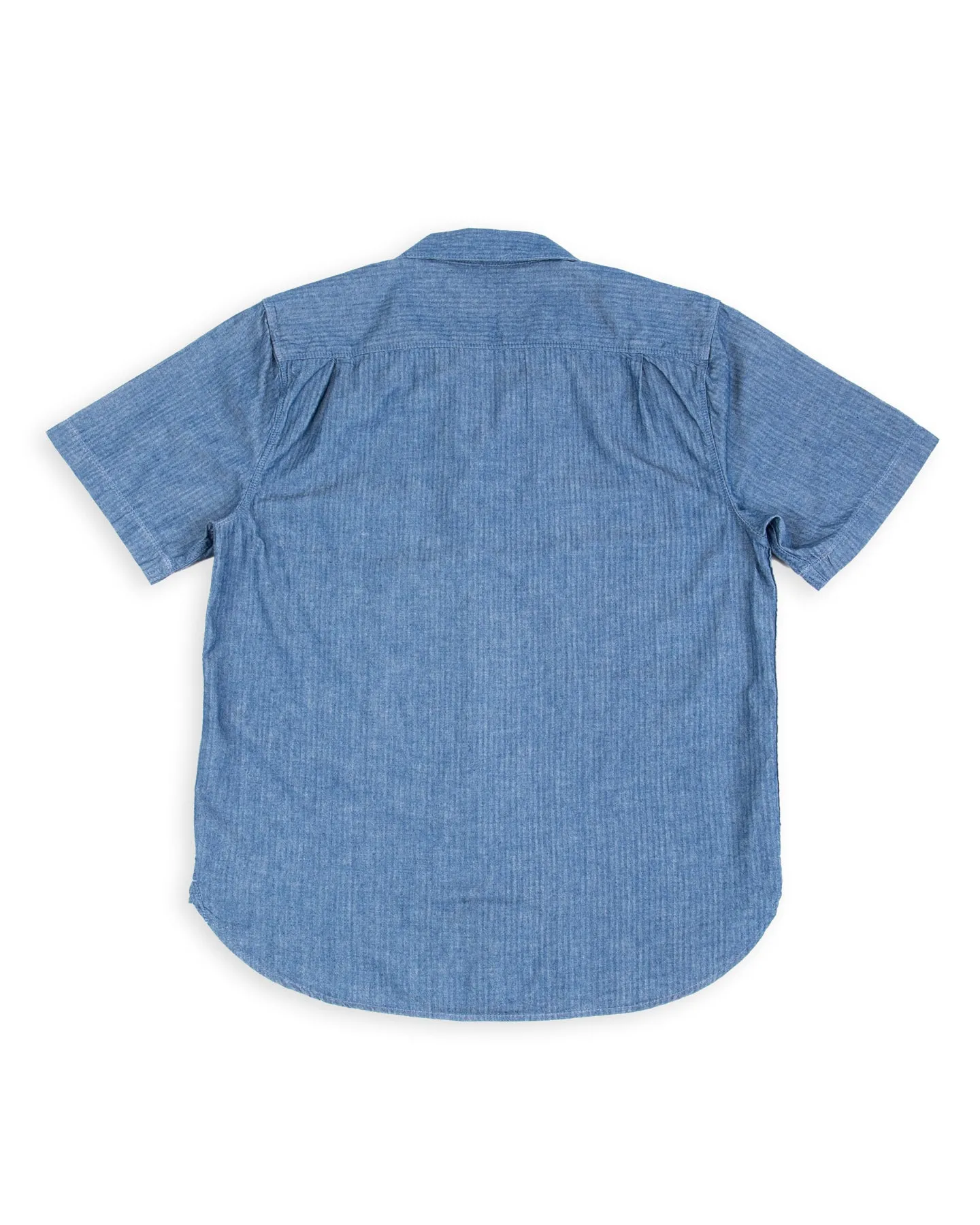 Dayton S/S Shirt - 5oz Blue Herringbone sold by Standard and Strange product image thumbnail 2