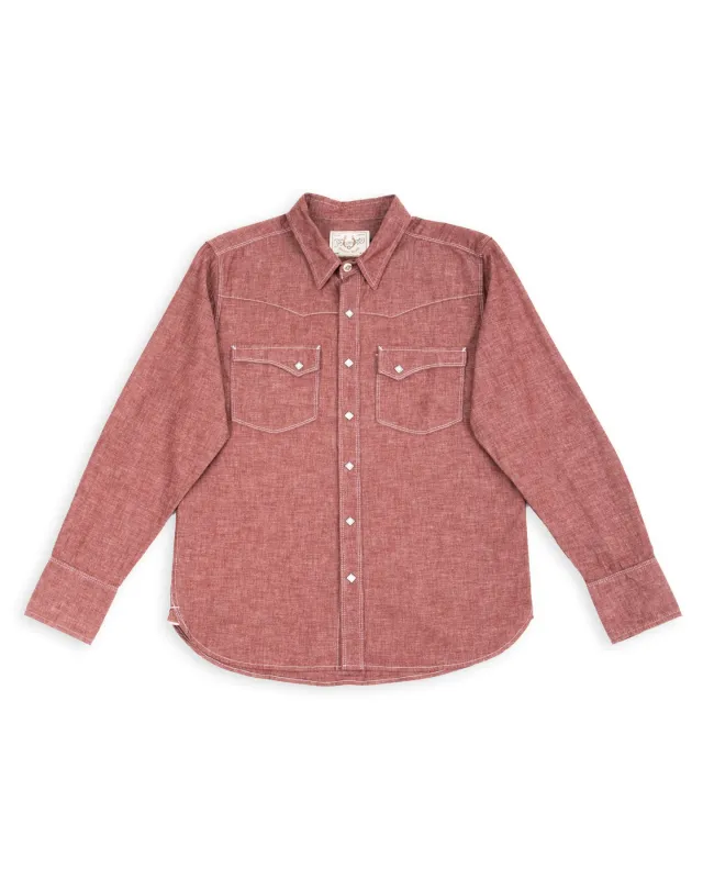 Calico Shirt - Dusty Red made by Freenote Cloth