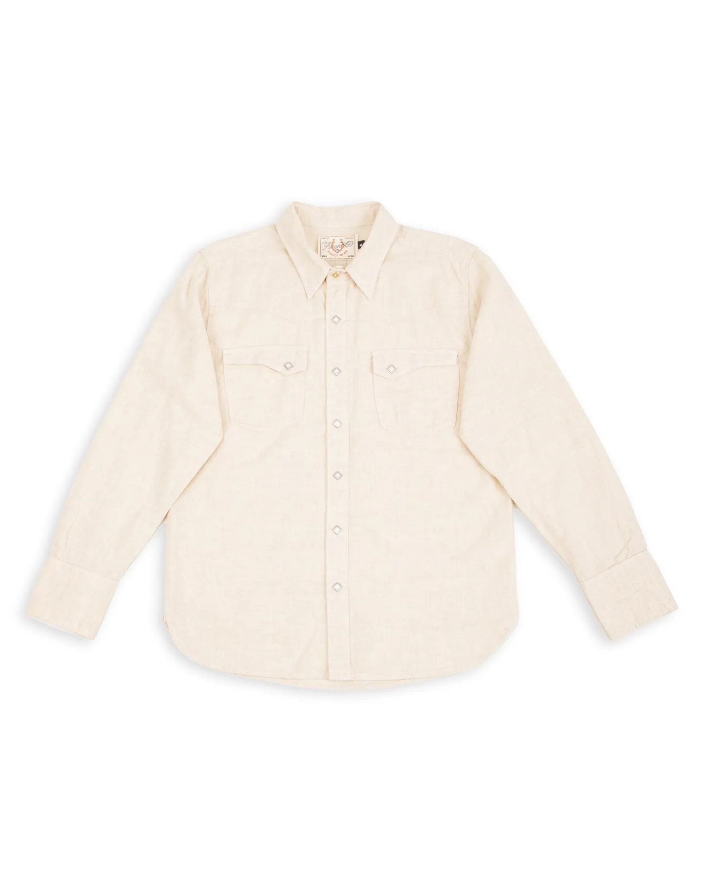 Calico Western Shirt - Sand sold by Standard and Strange