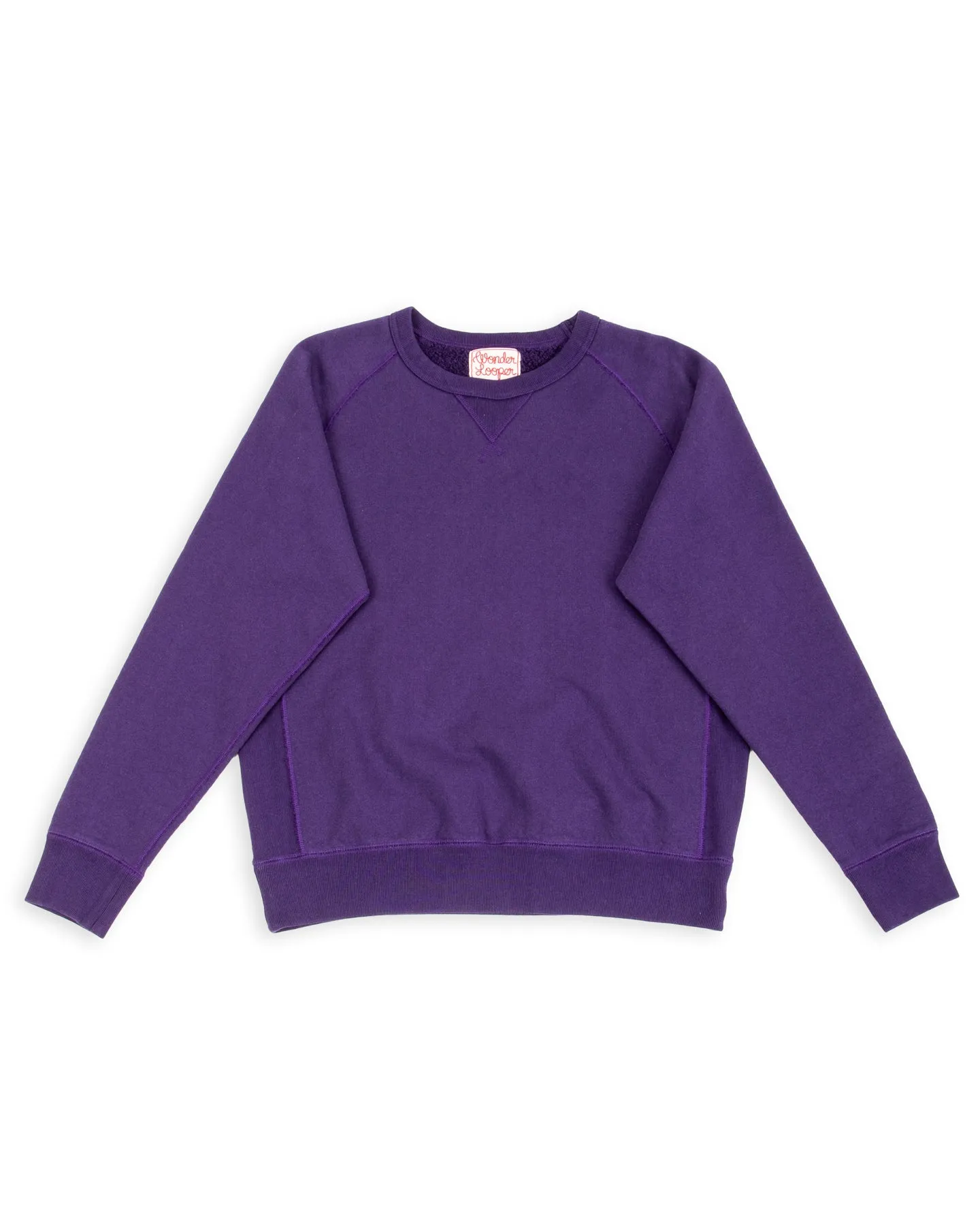 Super Looper French Terry Pullover Crewneck - Purple sold by Standard and Strange