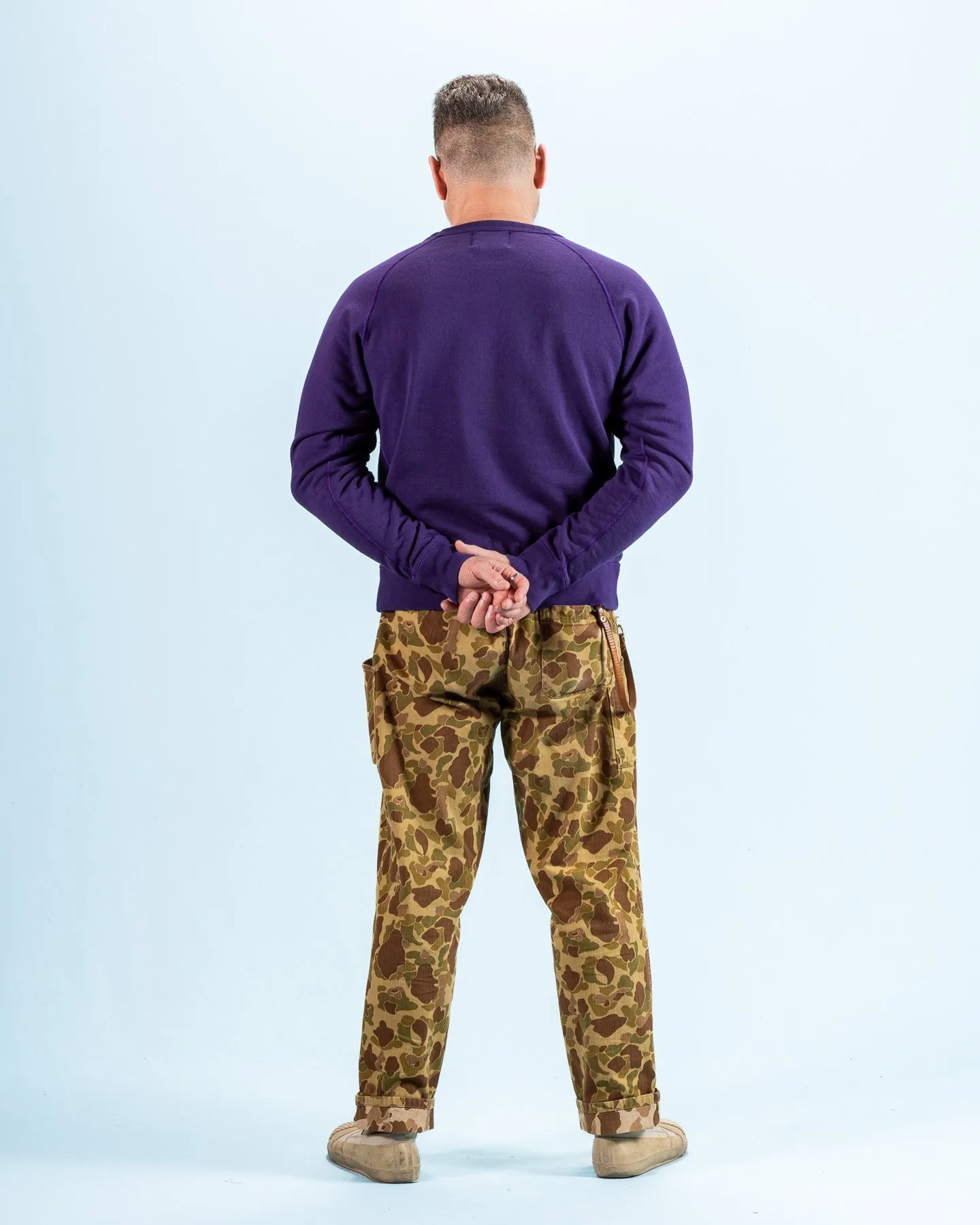 Super Looper French Terry Pullover Crewneck - Purple sold by Standard and Strange product image thumbnail 5