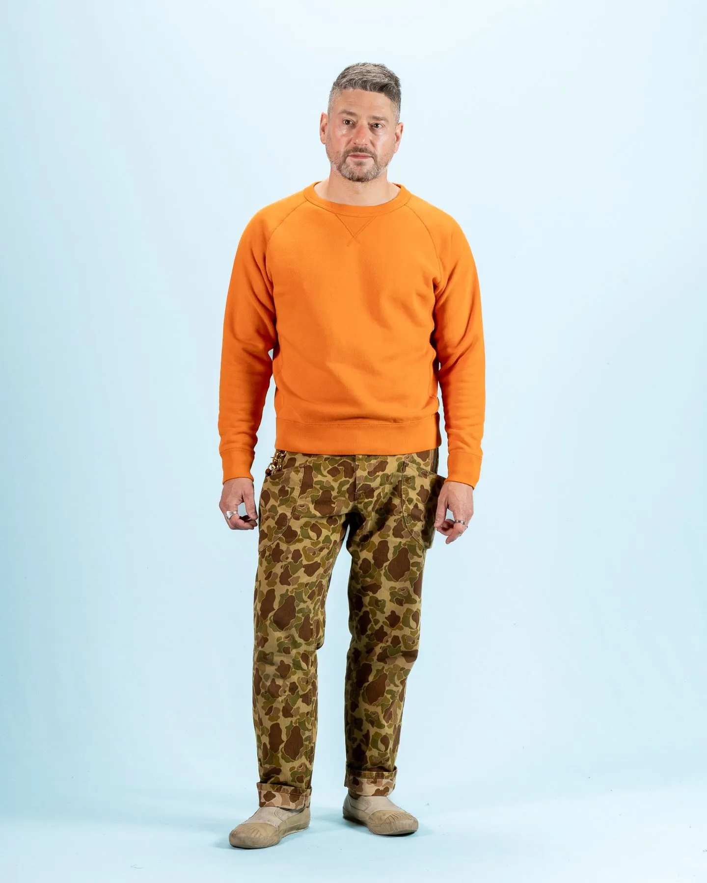 Super Looper French Terry Pullover Crewneck - Orange sold by Standard and Strange product image thumbnail 3