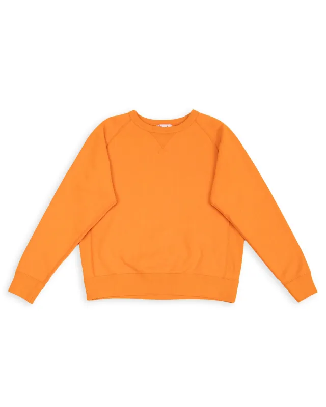 Super Looper French Terry Pullover Crewneck - Orange made by Wonder Looper