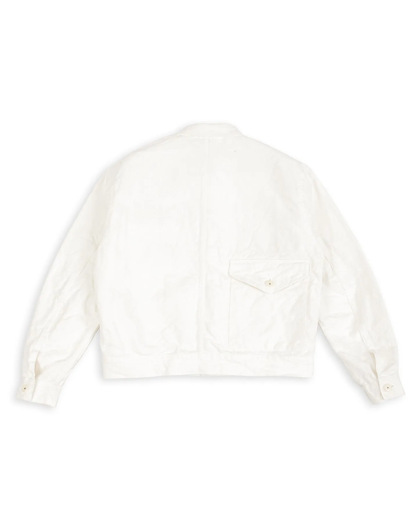 French Work Jacket - Off-White Hemp Canvas sold by Standard and Strange product image thumbnail 2