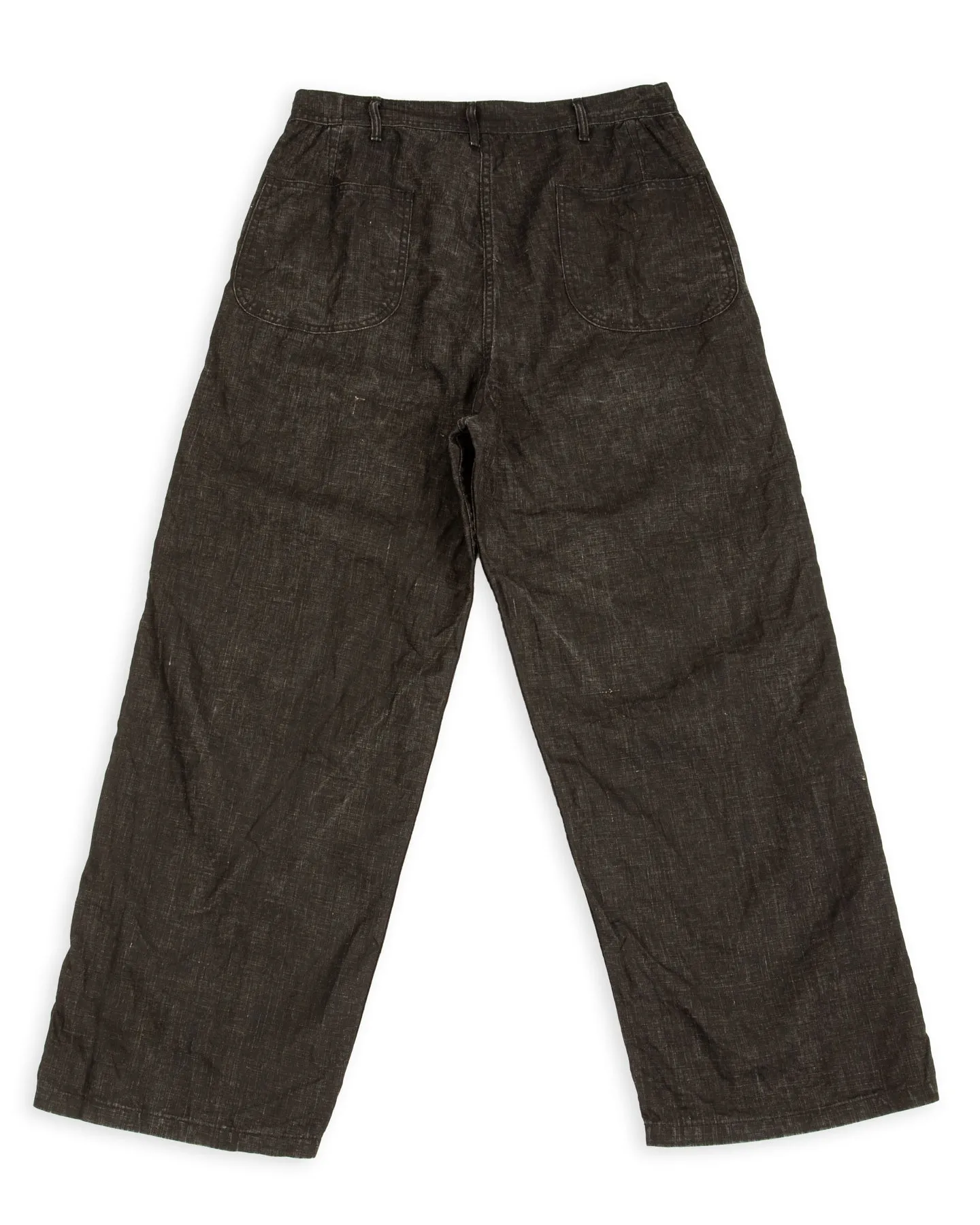 WWII 40's U.S. Navy Utility Trousers - Sumi Coated Linen sold by Standard and Strange product image thumbnail 2