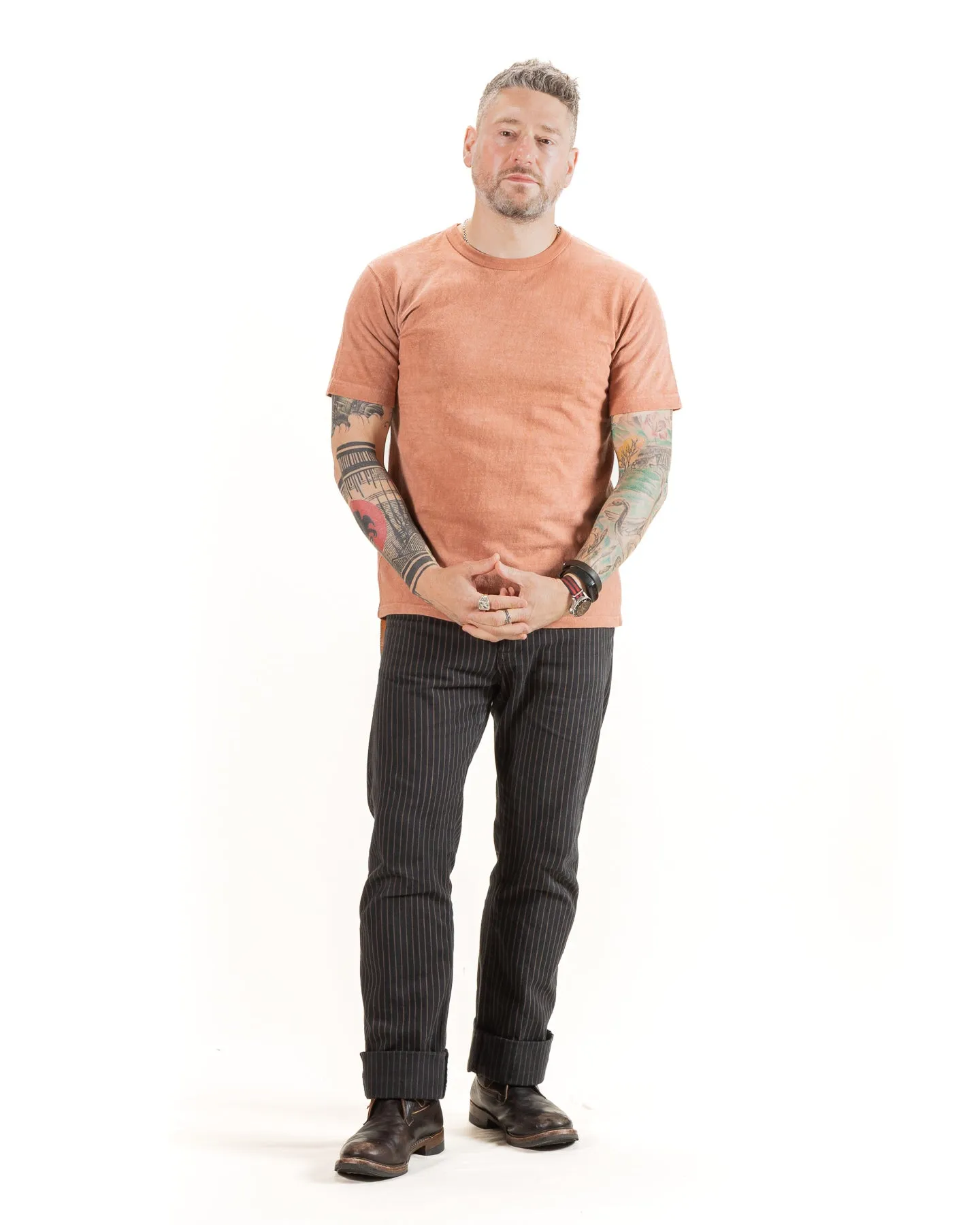 Amami Hand Dyed ELS Recycled Cotton Slub T-Shirt - Sharinbai sold by Standard and Strange product image thumbnail 3