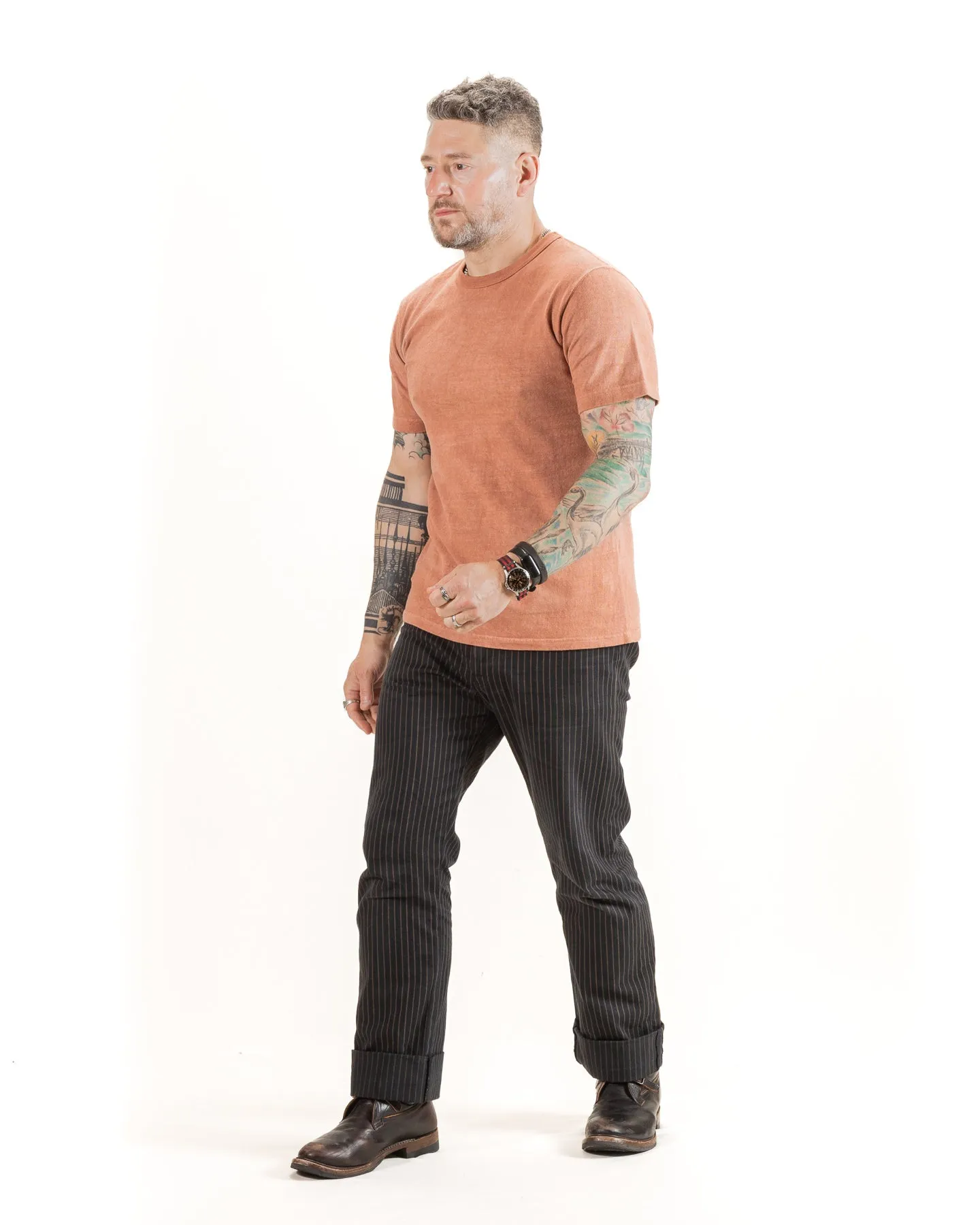 Amami Hand Dyed ELS Recycled Cotton Slub T-Shirt - Sharinbai sold by Standard and Strange product image thumbnail 4