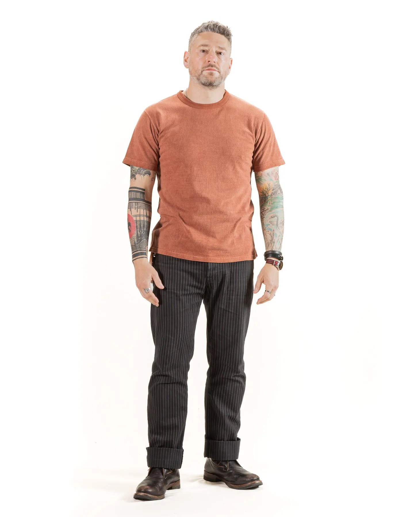 Amami Hand Dyed ELS Recycled Cotton Slub T-Shirt - Sharinbai + Doro sold by Standard and Strange product image thumbnail 3