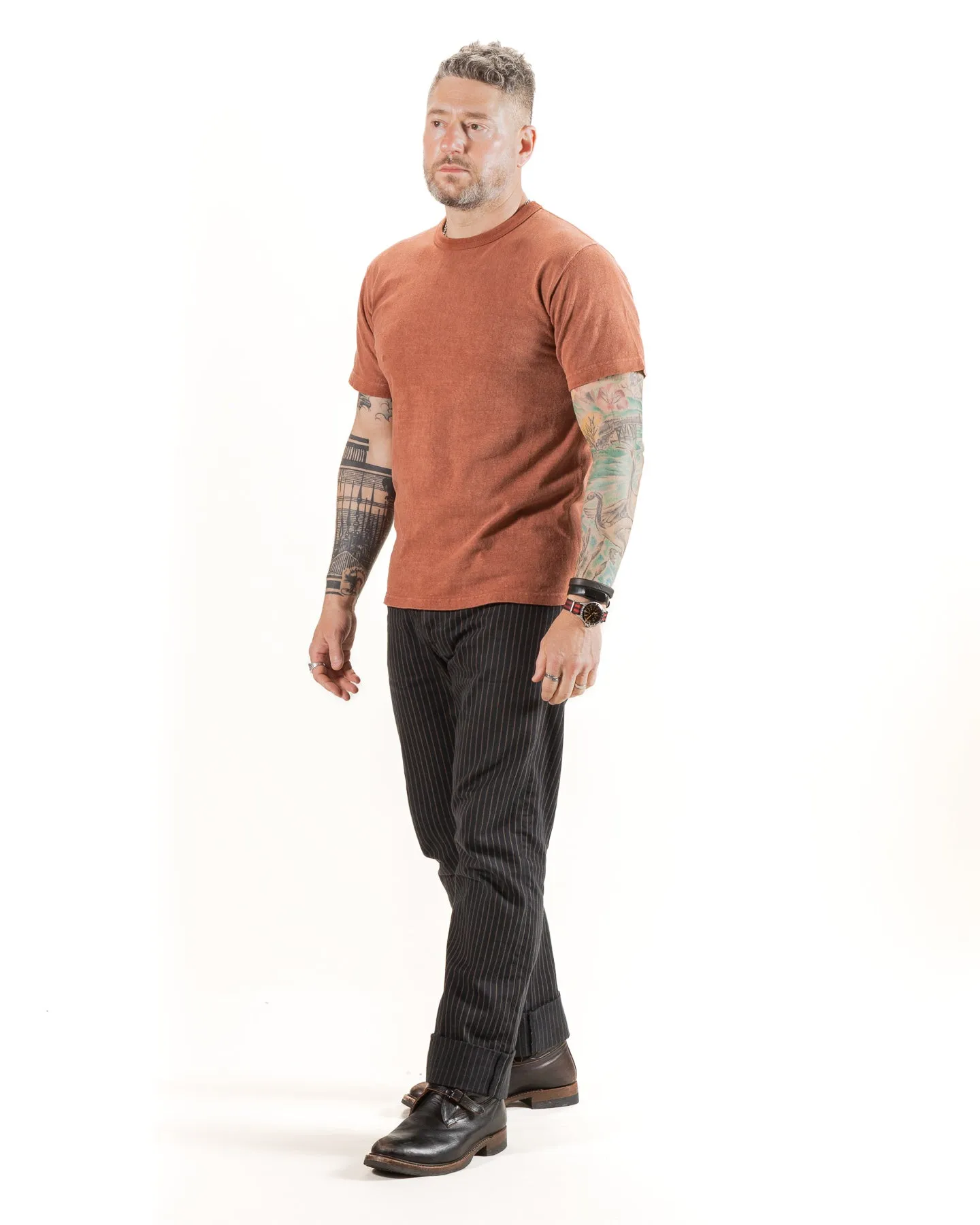 Amami Hand Dyed ELS Recycled Cotton Slub T-Shirt - Sharinbai + Doro sold by Standard and Strange product image thumbnail 4