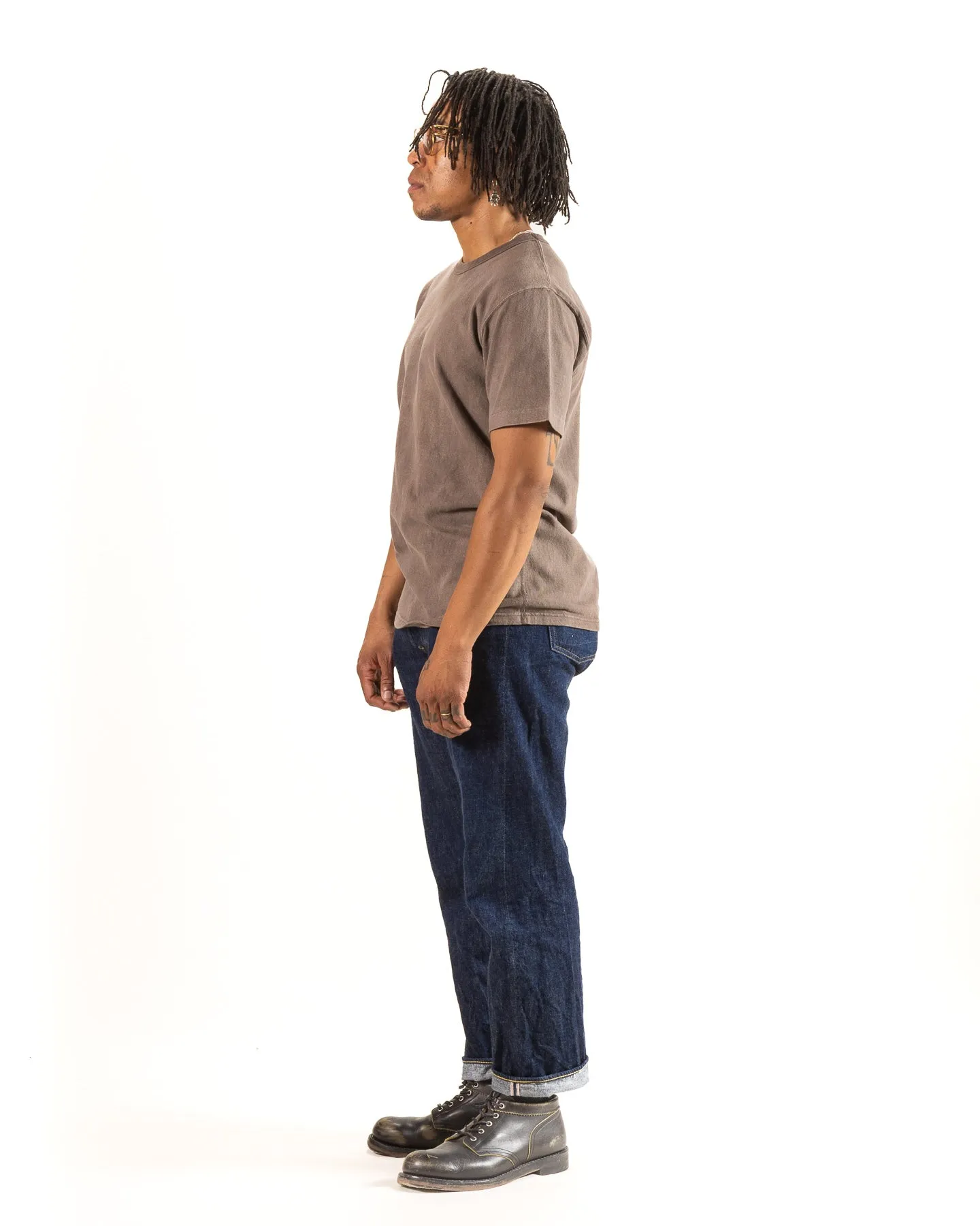 Amami Hand Dyed ELS Recycled Cotton Slub T-Shirt - Sharinbai + Doro Max sold by Standard and Strange product image thumbnail 4
