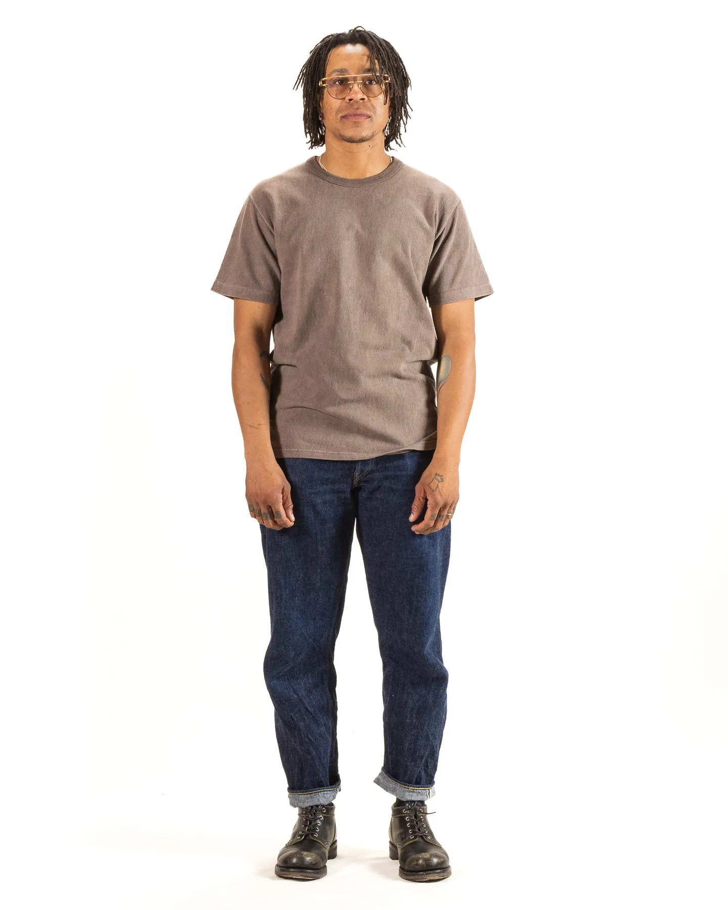 Amami Hand Dyed ELS Recycled Cotton Slub T-Shirt - Sharinbai + Doro Max sold by Standard and Strange product image thumbnail 3
